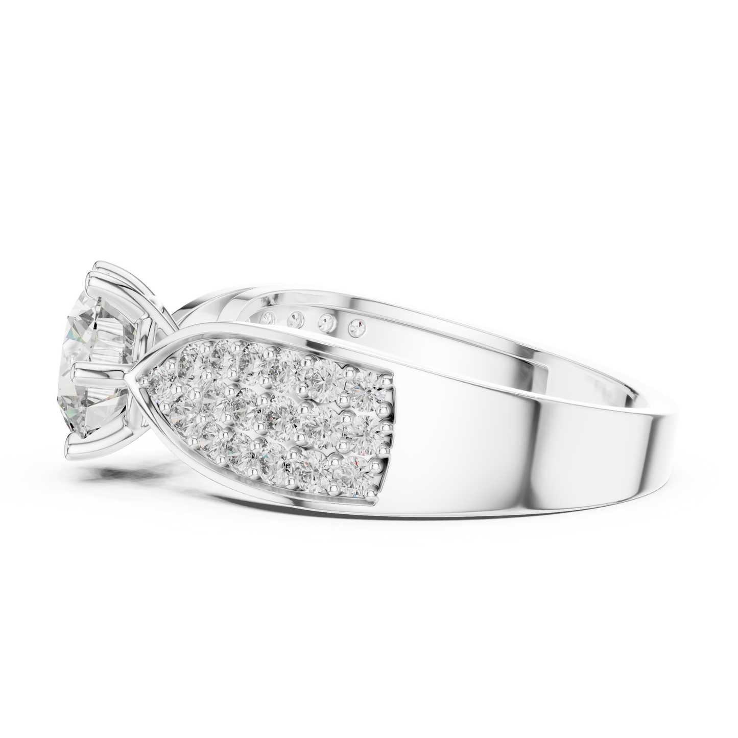 White gold round diamond pave solitaire ring profile view
White gold side profile pave band with round diamond
Round diamond white gold pave ring profile design
White gold polished pave diamond ring side profile
Six prong white gold round diamond profile ring
White gold tapered pave band profile design
Modern white gold solitaire diamond profile ring
White gold wide pave diamond band side view
Elegant white gold round diamond profile design
White gold brilliant diamond pave ring profile