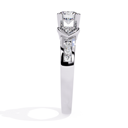 White gold round diamond ring side back view
Round diamond ring white gold side profile
White gold diamond ring back side detail
White gold round diamond ring side angle
Round cut diamond ring white gold band view
White gold diamond ring gallery side view
White gold round diamond ring shank detail
Diamond ring white gold side back finish
White gold ring with round diamond side view
White gold diamond ring clean side profile