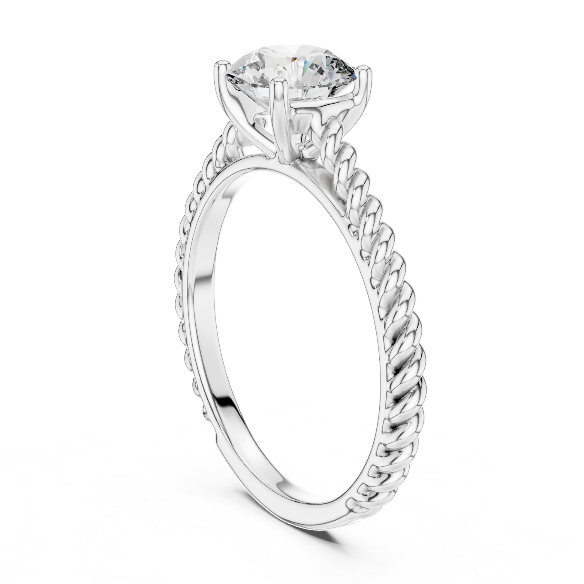 White gold round diamond rope band ring profile view
White gold round solitaire rope band ring profile
Round diamond rope band ring in white gold profile
White gold four prong round diamond ring profile
Round brilliant diamond rope band solitaire ring
White gold rope band with round diamond ring
Polished white gold round diamond rope ring
Classic white gold round diamond rope band ring
White gold solitaire diamond rope band profile
Round diamond white gold rope band setting