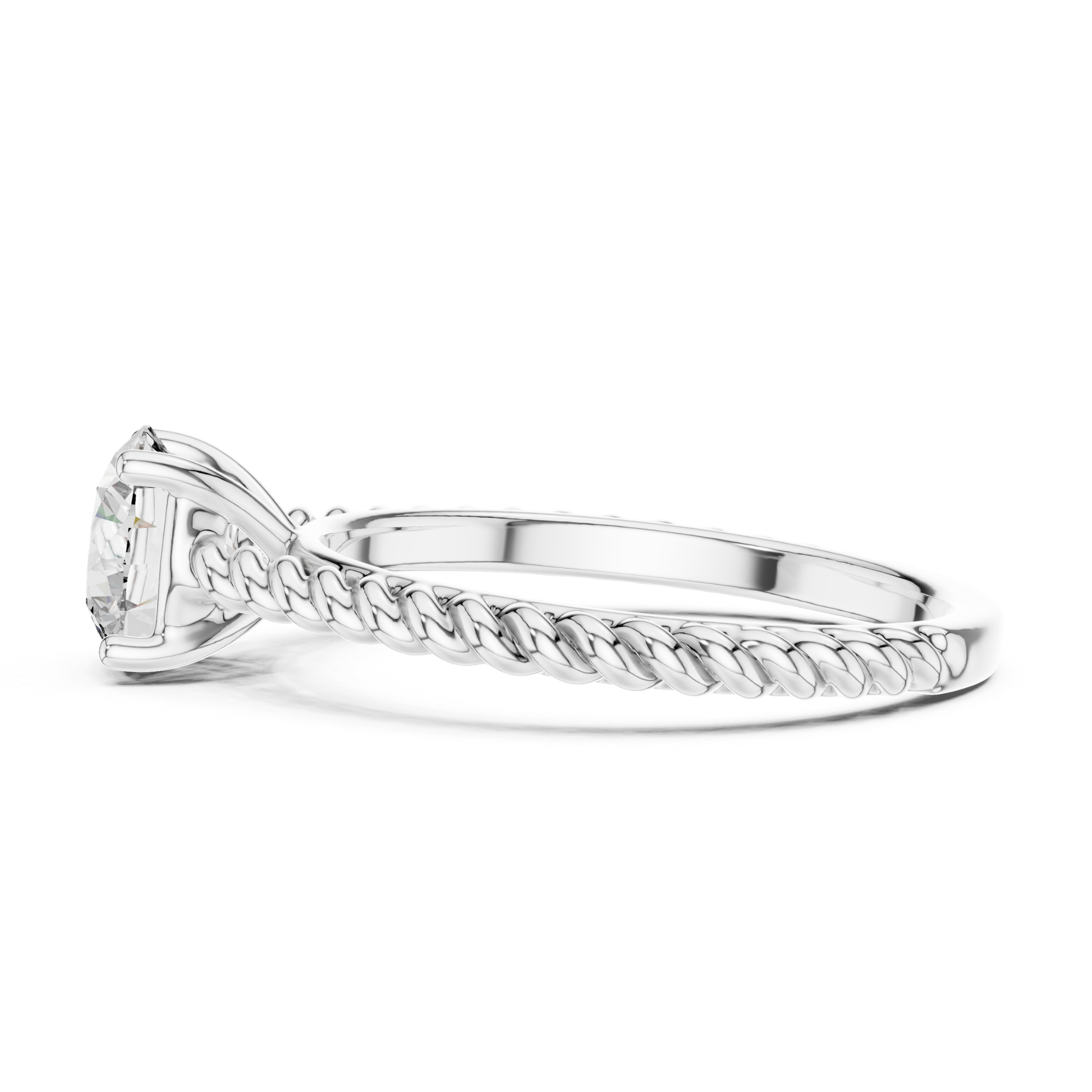 White gold round diamond rope band ring side view
White gold round solitaire rope band ring side
Round diamond rope band ring in white gold side
White gold four prong round diamond ring side
Round brilliant diamond rope band solitaire ring
Polished white gold round diamond rope band ring
White gold twisted rope band diamond ring side
Classic round diamond rope band gold ring side
White gold solitaire ring with rope band detail
Round diamond white gold rope band setting side