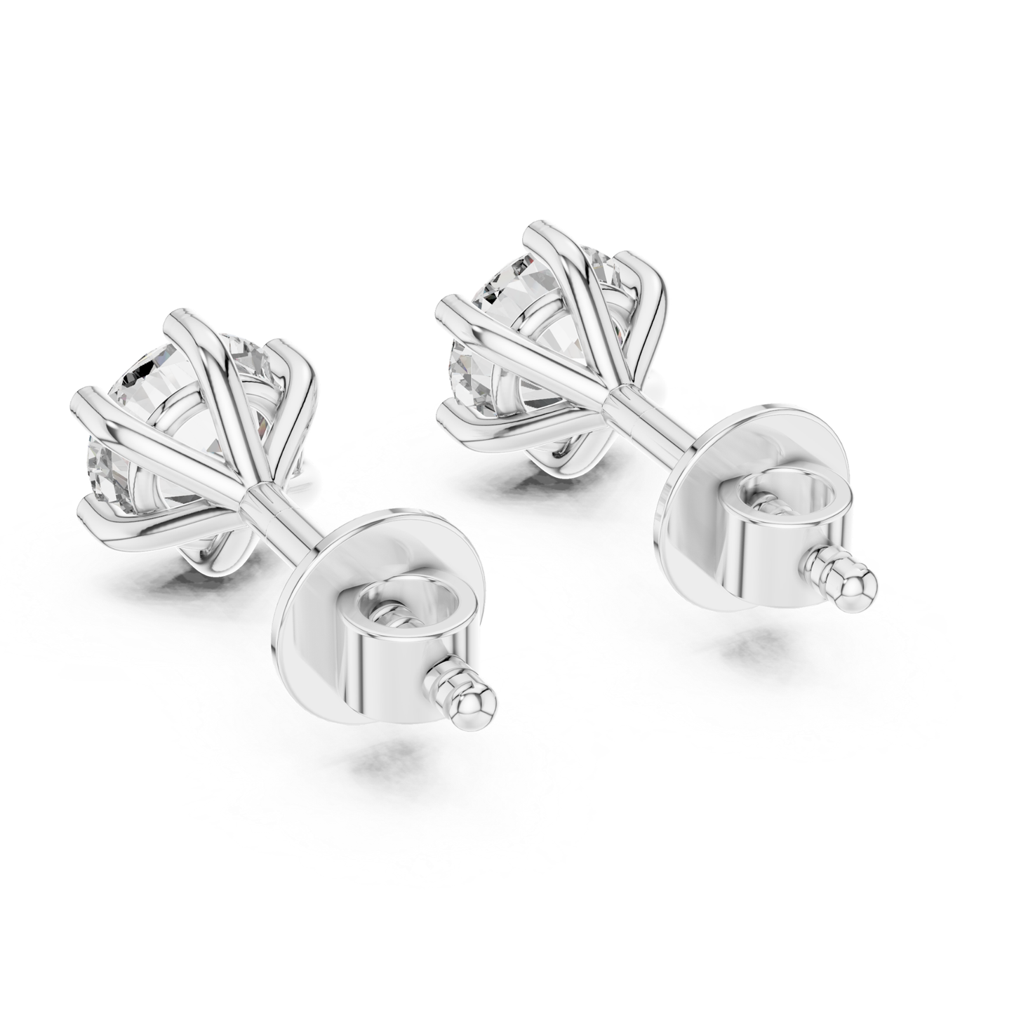 White gold round diamond stud earrings back view
Round diamond solitaire stud earrings back view
Six prong round diamond studs back view
White gold diamond stud earrings rear view
Classic round diamond studs back profile
Round solitaire diamond earrings rear view
White gold prong set diamond studs back view
Round brilliant diamond studs rear profile
Minimal diamond stud earrings back angle
Round diamond earrings white gold back view