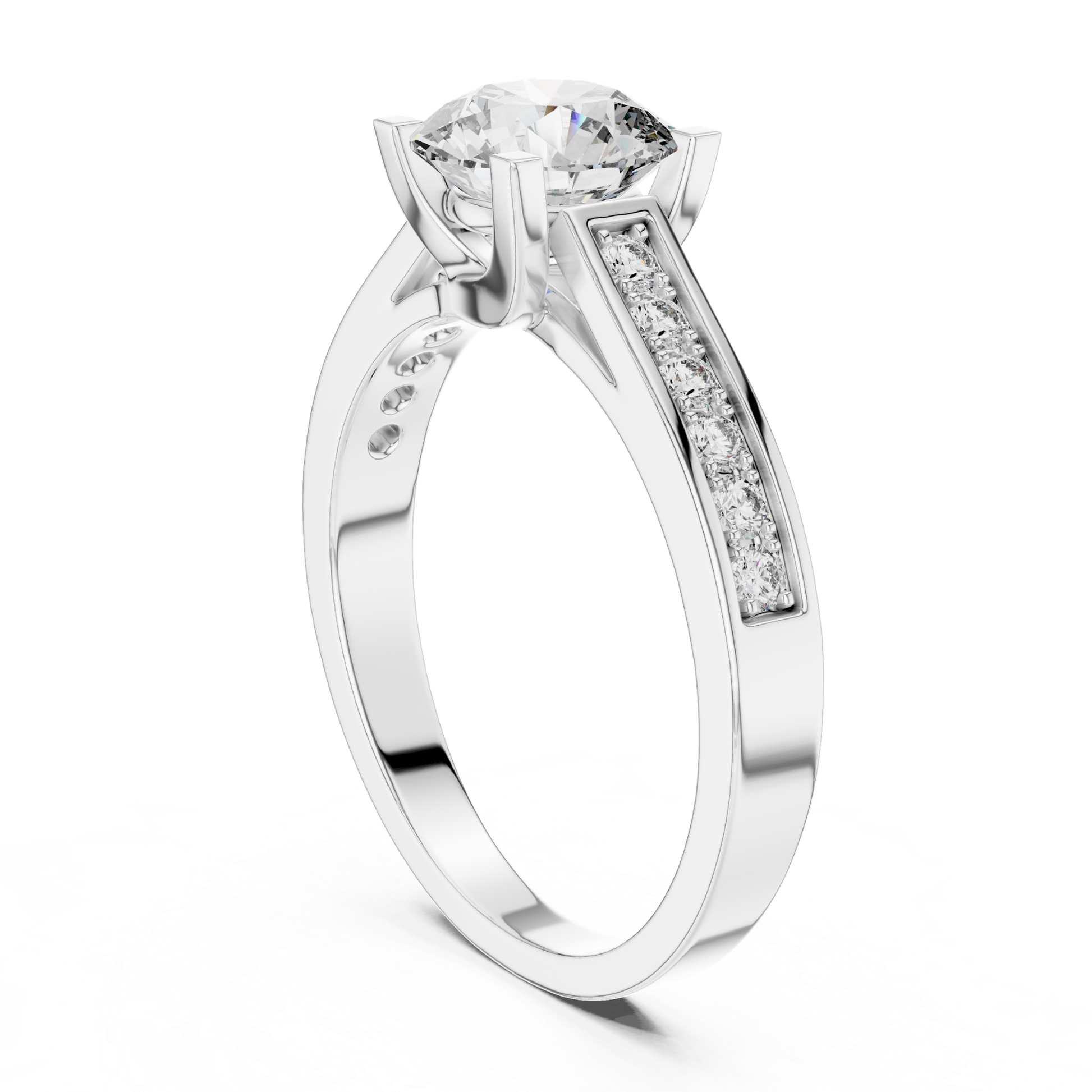 White gold round solitaire channel diamond ring profile
Profile view channel set diamond white gold ring
White gold channel band solitaire diamond ring
Round diamond channel set solitaire ring profile
White gold solitaire ring with channel diamonds
Polished white gold channel diamond ring setting
Minimal channel set solitaire diamond ring profile
Round brilliant channel diamond ring white gold
White gold round channel set diamond ring profile
Classic channel diamond solitaire ring profile