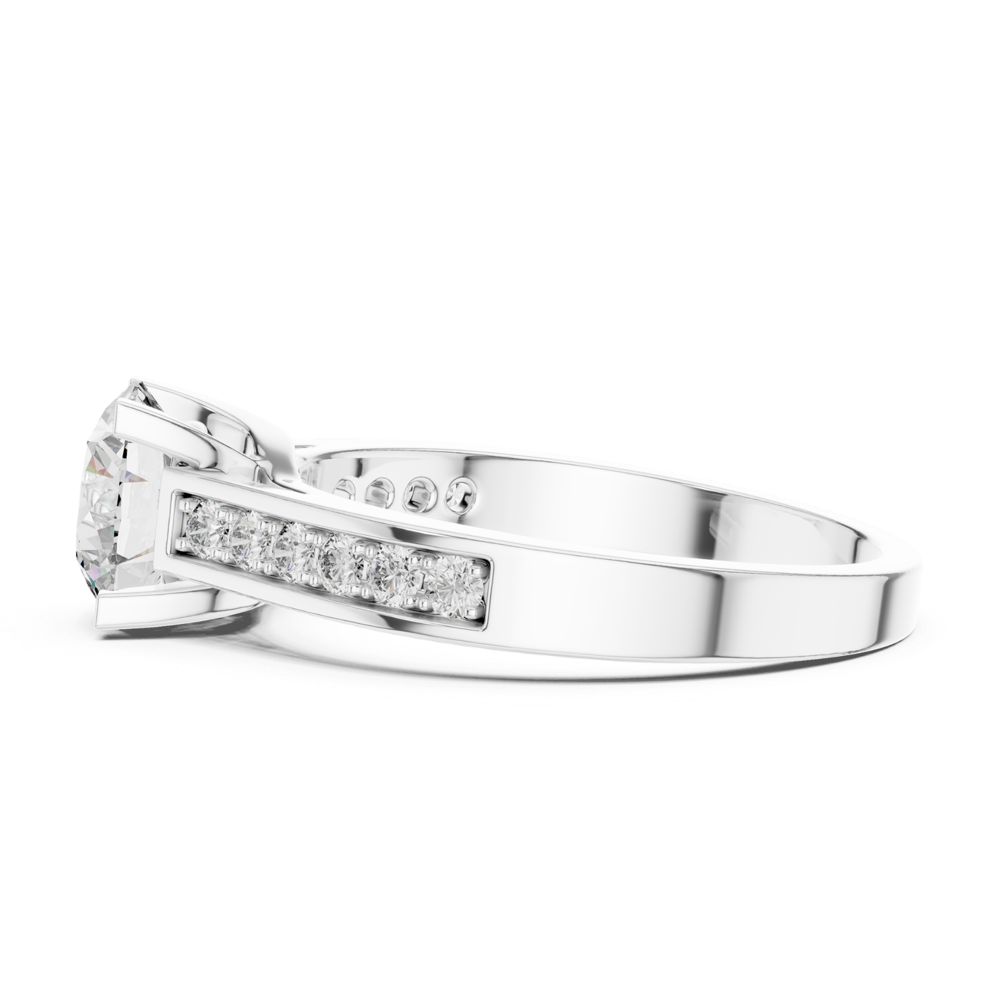 White gold round solitaire channel diamond ring side
Side view channel set diamond white gold ring
White gold channel band diamond ring design
Round diamond channel set solitaire ring style
White gold solitaire ring with channel diamonds
Polished white gold channel diamond ring design
Minimal channel set solitaire diamond ring style
Round brilliant channel diamond ring white gold
White gold round channel set diamond ring style
Classic channel diamond solitaire ring white gold