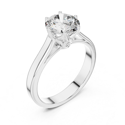 White gold round solitaire diamond ring angle view
Angled round diamond solitaire ring in white gold
Six prong round diamond white gold ring angle
White gold solitaire diamond ring angled design
Round diamond ring with white gold band angle
Polished white gold round diamond ring angle
Minimal white gold solitaire ring angled view
Round brilliant diamond white gold ring angle
White gold ring with round center diamond angle
Simple white gold round solitaire ring angle
