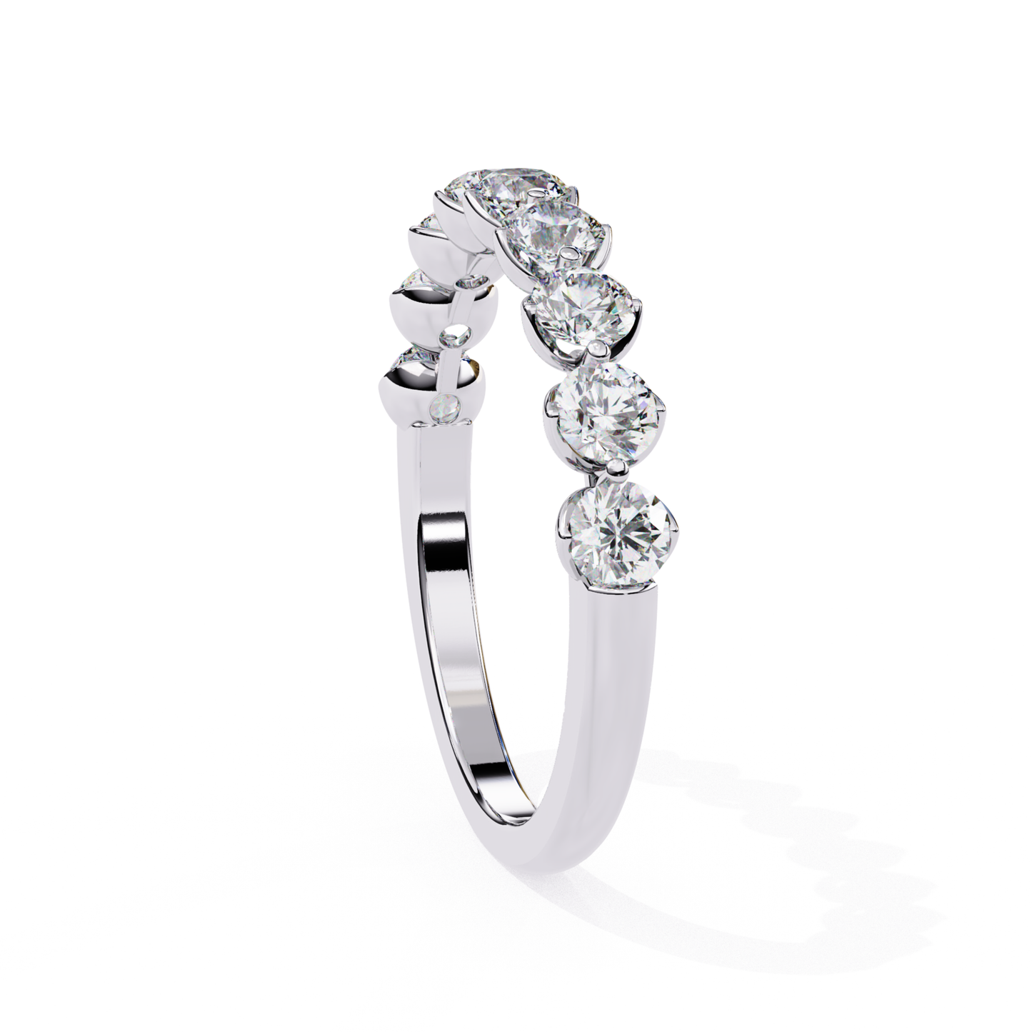 White gold ring round stones
Round stone band side view
White gold round cut ring
Side angle round stone band
White gold stone setting view
Round stone ring profile
White gold band side angle
Round cut stones ring view
White gold ring stone row
Round stone band close view