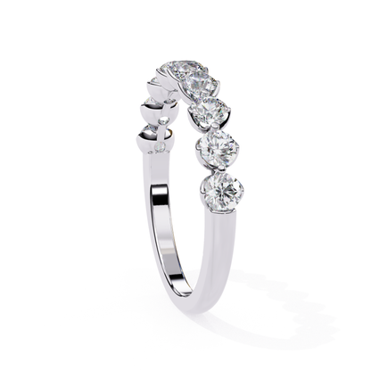 White gold ring round stones
Round stone band side view
White gold round cut ring
Side angle round stone band
White gold stone setting view
Round stone ring profile
White gold band side angle
Round cut stones ring view
White gold ring stone row
Round stone band close view