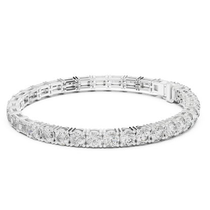 White gold round and emerald diamond tennis bracelet
Luxury white gold round emerald diamond bracelet
Elegant white gold mixed diamond tennis bracelet
White gold bracelet with round emerald diamonds
Fine jewelry round emerald diamond bracelet
Classic white gold diamond tennis bracelet
Sparkling round emerald diamond bracelet
Premium white gold diamond bracelet close up
Womens white gold round emerald diamond bracelet
White gold prong set round emerald diamond bracelet