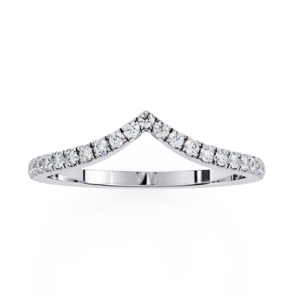 White gold V shape diamond band
V curve diamond band white gold
White gold chevron diamond band
V design band with diamonds
White gold pointed diamond band
V style diamond ring band
White gold diamond V band
Chevron shape diamond band
White gold band angled diamond line
V tip diamond band white gold