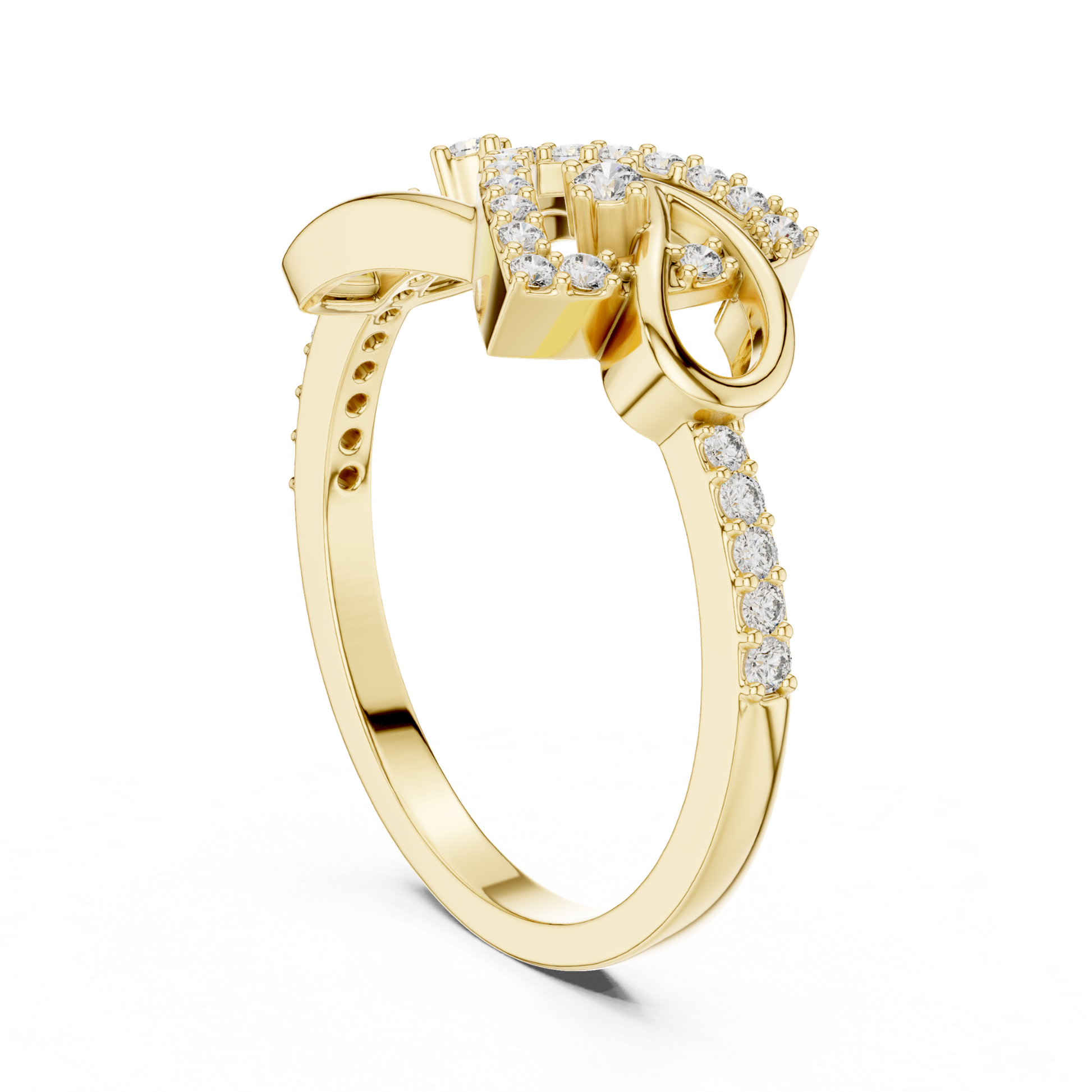 Yellow gold abstract diamond ring with open profile
Yellow gold crossover fashion ring with diamonds
Modern yellow gold geometric ring with pave diamonds
Yellow gold openwork ring with round diamonds
Contemporary yellow gold abstract diamond design ring
Yellow gold artistic crossover ring with diamond detail
Elegant yellow gold open diamond fashion ring
Yellow gold designer ring with pave diamonds
Luxury yellow gold geometric crossover diamond ring
Yellow gold modern abstract ring with round diamonds