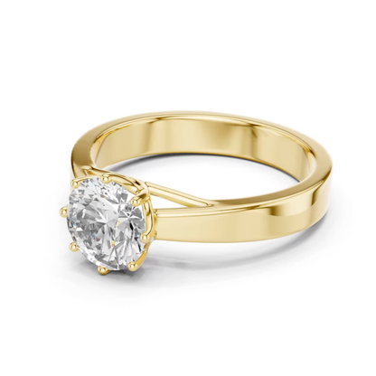 Yellow Gold Round Diamond Ring with Smooth Band
Classic Yellow Gold Round Stone Engagement Ring
Yellow Gold Six Prong Round Diamond Ring
Round Brilliant Diamond Ring in Yellow Gold
Yellow Gold Plain Band Diamond Solitaire Ring
Polished Yellow Gold Round Diamond Ring
Yellow Gold Round Diamond Ring Classic Style
Minimal Yellow Gold Round Diamond Engagement Ring
Yellow Gold Round Diamond Ring with Secure Prongs
Elegant Yellow Gold Round Solitaire Diamond Ring