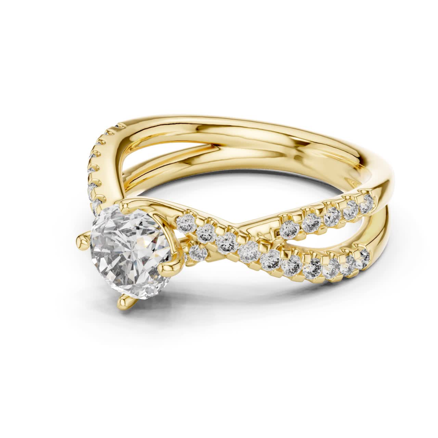 Side view yellow gold criss cross diamond engagement ring
Yellow gold crossover diamond ring side view profile
Side profile round diamond engagement ring in gold
Yellow gold split shank diamond ring side angle
Side angle diamond crossover ring in yellow gold
Round diamond yellow gold ring side perspective
Side view pave diamond engagement ring in gold
Yellow gold twisted diamond ring side profile
Side profile solitaire diamond ring in yellow gold
Criss cross diamond engagement ring side angle view