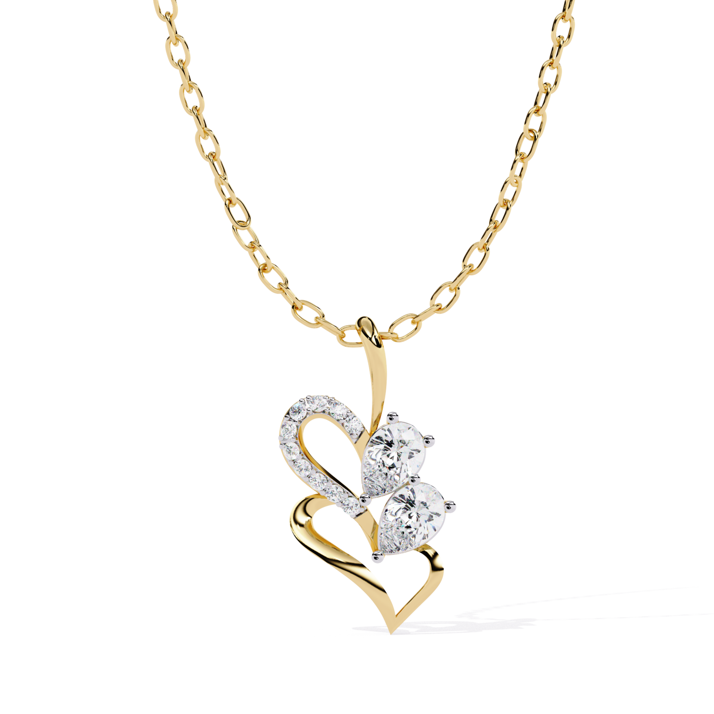 Yellow gold double heart pear diamond pendant
Double heart pendant with pear cut diamonds
Yellow gold heart pendant with pear diamonds
Open double heart pear diamond necklace
Yellow gold pear diamond heart pendant
Elegant double heart pear diamond pendant
Polished yellow gold heart necklace
Modern pear diamond heart pendant
Yellow gold twin pear diamond pendant
Double heart pendant with pear diamonds