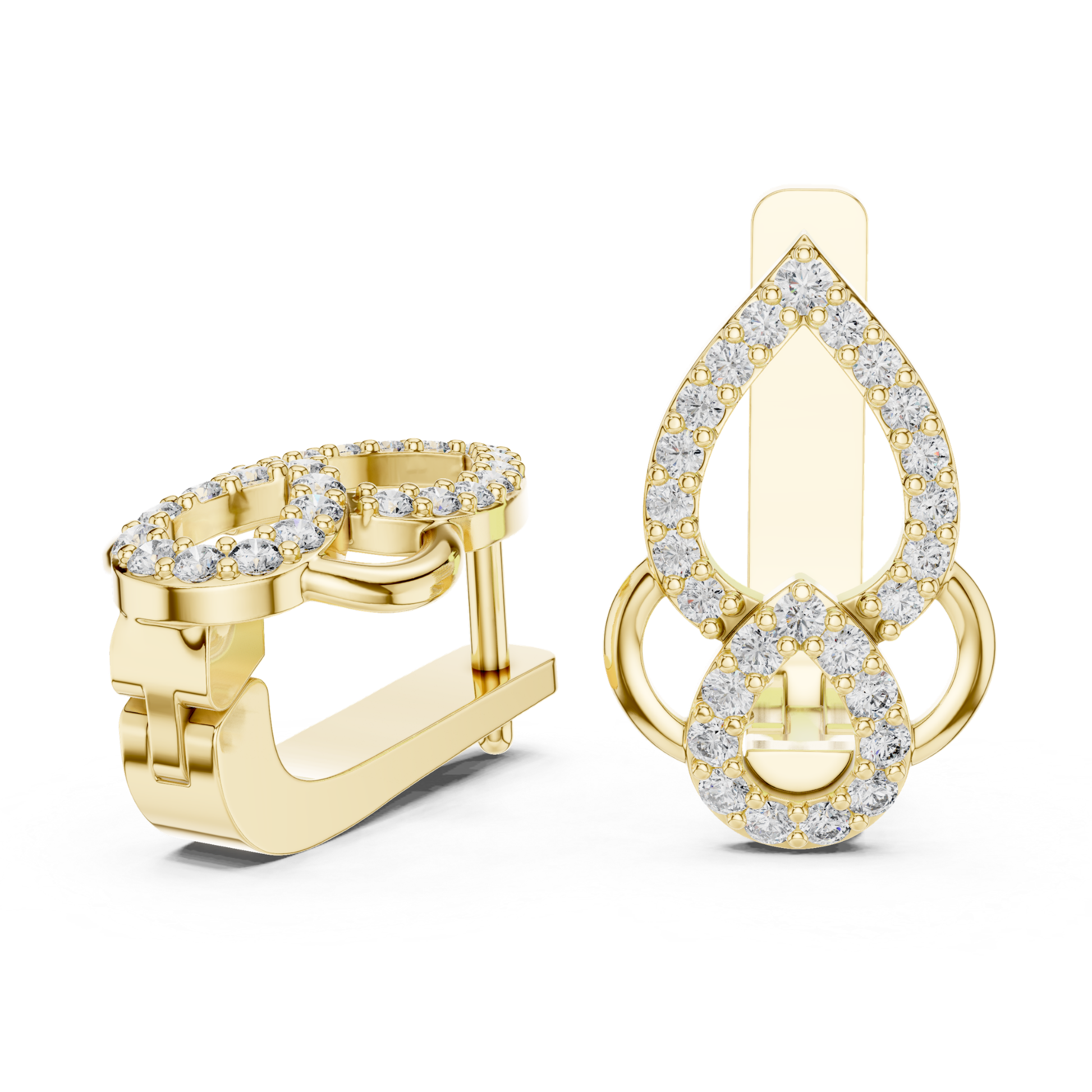 Yellow gold double teardrop diamond huggie earrings
Round diamond open teardrop earrings in yellow gold
Double pear shape diamond huggie earrings
Yellow gold diamond drop earrings with open design
Round diamond teardrop hoop earrings
Open drop diamond earrings in yellow gold
Interlocking teardrop diamond earrings
Yellow gold diamond accented huggie earrings
Double drop round diamond earrings
Teardrop diamond earrings with round diamonds