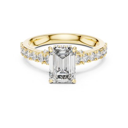Yellow gold emerald diamond solitaire ring
Emerald cut diamond solitaire in yellow gold
Yellow gold ring with emerald diamond
Emerald diamond ring with yellow gold band
Yellow gold emerald cut solitaire ring
Emerald diamond ring in polished yellow gold
Yellow gold prong set emerald diamond ring
Emerald solitaire ring with gold band
Yellow gold emerald center stone ring
Classic yellow gold emerald diamond ring