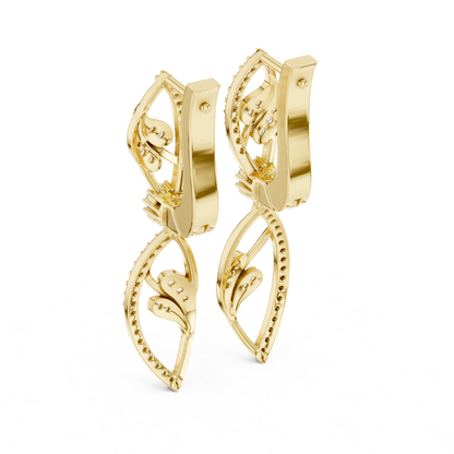 Back view of yellow gold floral diamond drop earrings
Yellow gold diamond drop earrings rear view
Openwork floral diamond earrings back profile
Rear view yellow gold leaf design diamond earrings
Yellow gold diamond dangle earrings back angle
Back side floral diamond earrings in yellow gold
Designer yellow gold drop earrings rear profile
Leaf motif diamond earrings back view in gold
Yellow gold openwork diamond earrings backside
Rear angle yellow gold diamond drop earrings