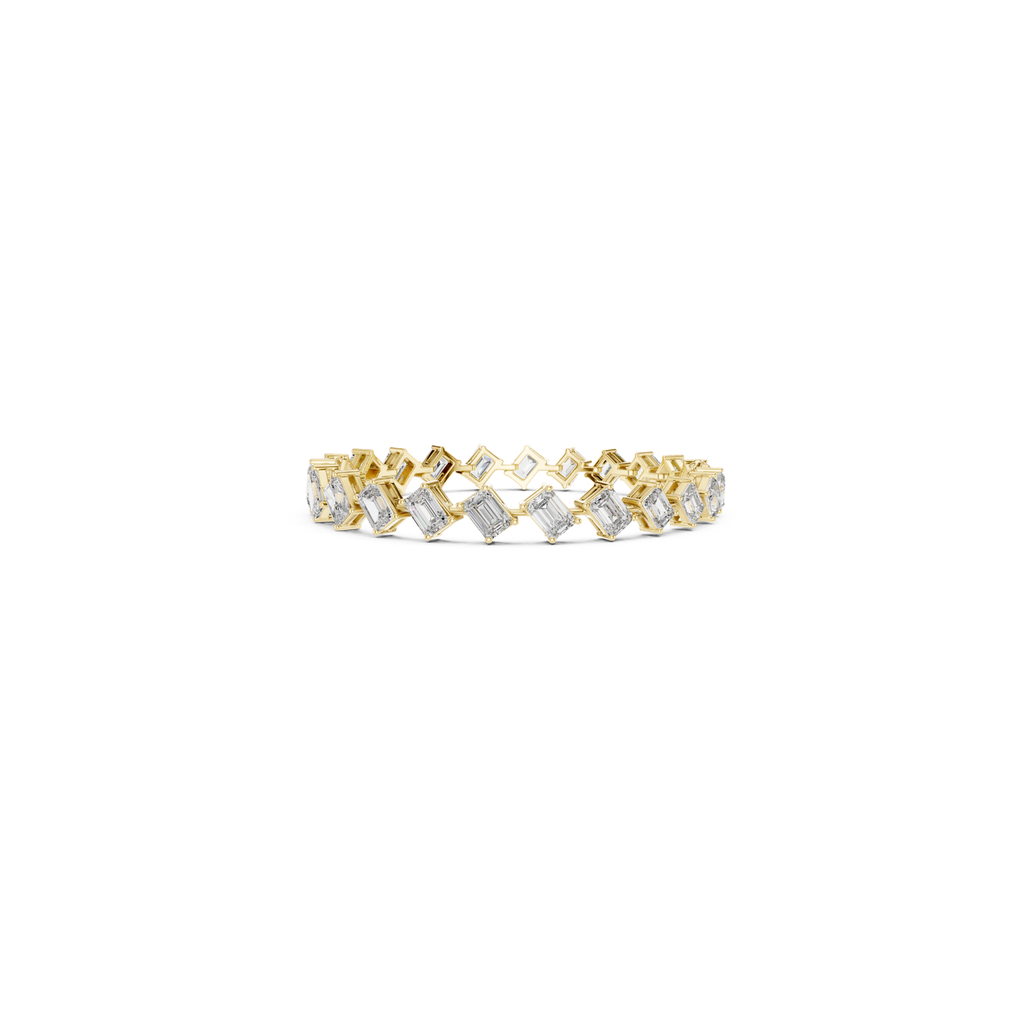 Yellow gold geometric emerald cut diamond tennis bracelet
Modern emerald cut diamond bracelet with gold links
Luxury yellow gold step cut diamond tennis bracelet
Elegant geometric diamond bracelet for women
Fine jewelry bracelet with emerald cut diamonds
Designer yellow gold emerald diamond bracelet
Premium diamond tennis bracelet with angular design
Solid gold bracelet featuring emerald cut diamonds
Contemporary emerald diamond bracelet jewelry
Yellow gold tennis bracelet with geometric diamond pattern