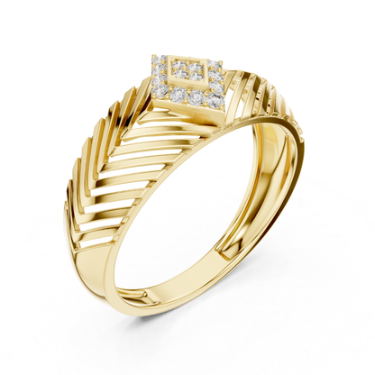 Yellow gold geometric diamond fashion ring
Modern yellow gold chevron pattern diamond ring
Yellow gold layered angular band ring
Round diamond yellow gold structured fashion ring
Yellow gold Art Deco inspired band ring
Contemporary yellow gold geometric wide ring
Yellow gold textured open pattern ring
Elegant yellow gold statement diamond ring
Yellow gold modern layered band design
Round diamond yellow gold chevron style ring