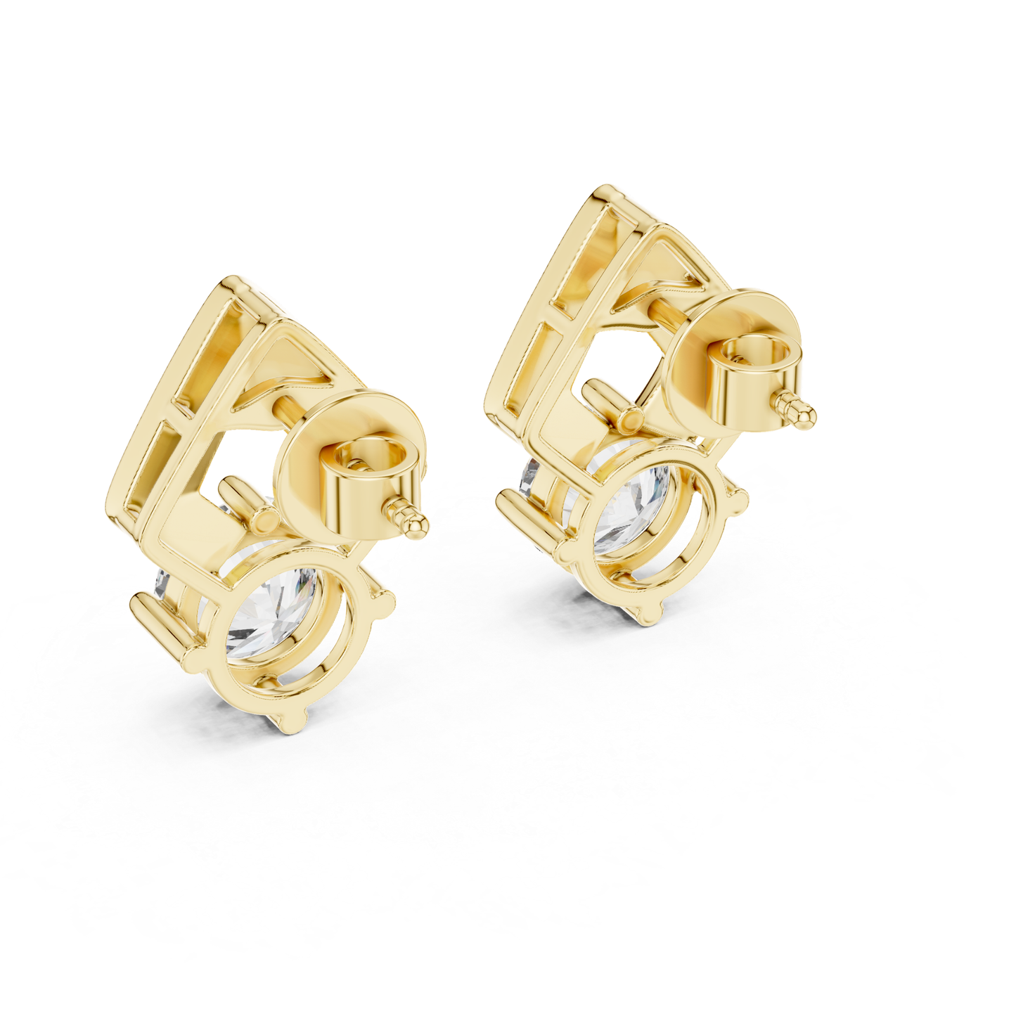 Yellow gold geometric diamond studs back view
Round diamond geometric earrings back view
Open triangle diamond studs back profile
Yellow gold diamond earrings back view
Geometric diamond stud earrings back angle
Round diamond open frame studs back view
Yellow gold designer studs back profile
Geometric shape diamond earrings back view
Open design diamond studs back angle
Round diamond geometric studs back view