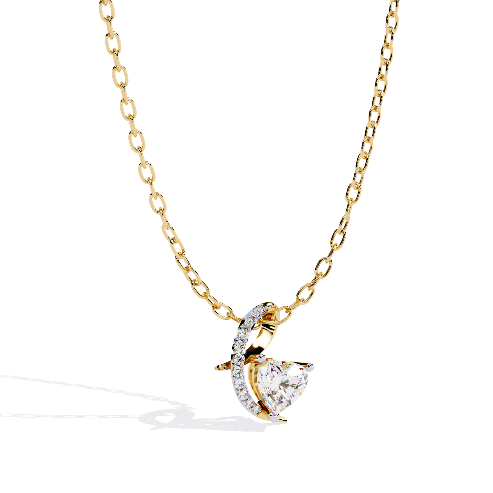 Yellow gold heart cut diamond pendant angle view
Heart cut diamond pendant in yellow gold
Curved yellow gold heart diamond pendant
Yellow gold pendant with heart cut diamond
Heart diamond pendant angled design
Yellow gold curved diamond pendant
Heart shaped diamond gold pendant
Elegant heart cut diamond pendant
Yellow gold heart diamond pendant detail
Curved heart diamond pendant angle