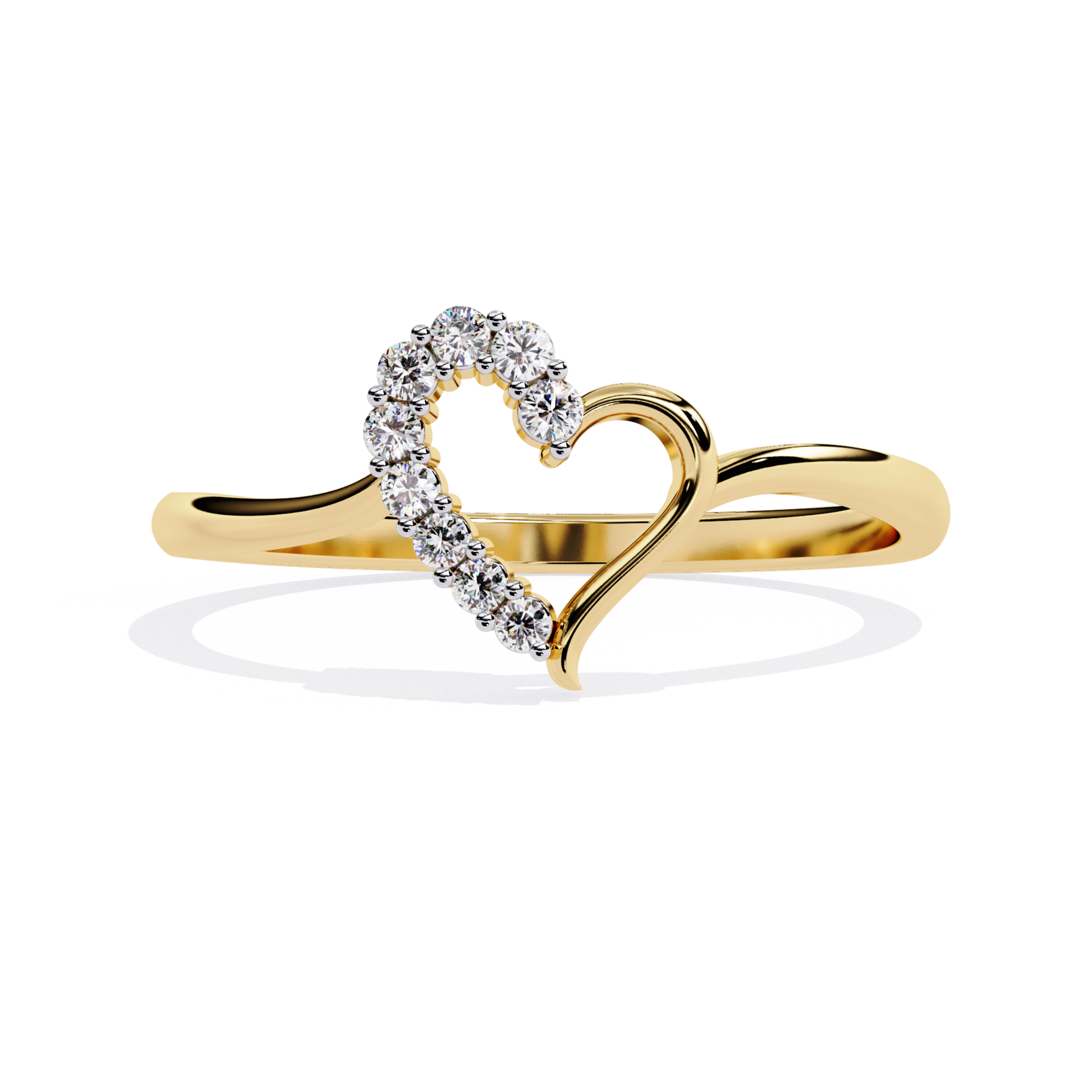 Yellow gold heart diamond ring
Heart design diamond ring front
Yellow gold heart ring top view
Open heart diamond ring
Yellow gold heart band
Diamond heart ring design
Yellow gold ring heart style
Heart shape diamond ring
Yellow gold heart motif ring
Front view heart diamond ring