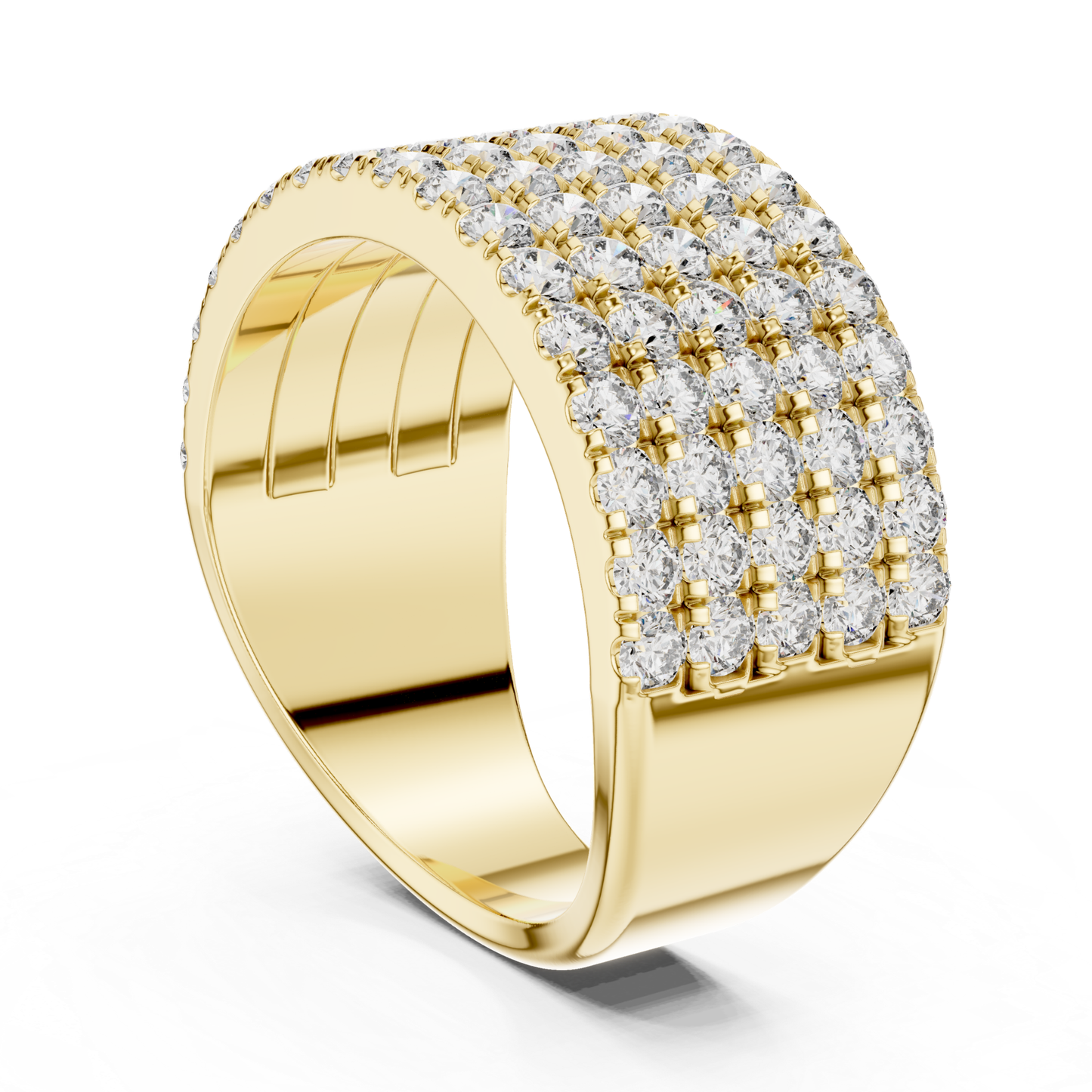 Yellow gold multi row Pave diamond dome statement ring
Wide yellow gold layered diamond fashion band
Yellow gold curved Pave diamond cocktail ring
Multi row round diamond yellow gold dome ring
Yellow gold luxury diamond statement band ring
Yellow gold broad dome ring with round diamonds
Angled yellow gold multi layer diamond ring
Yellow gold bold Pave diamond dome design
Round brilliant diamond yellow gold wide ring
Yellow gold elevated Pave diamond statement ring