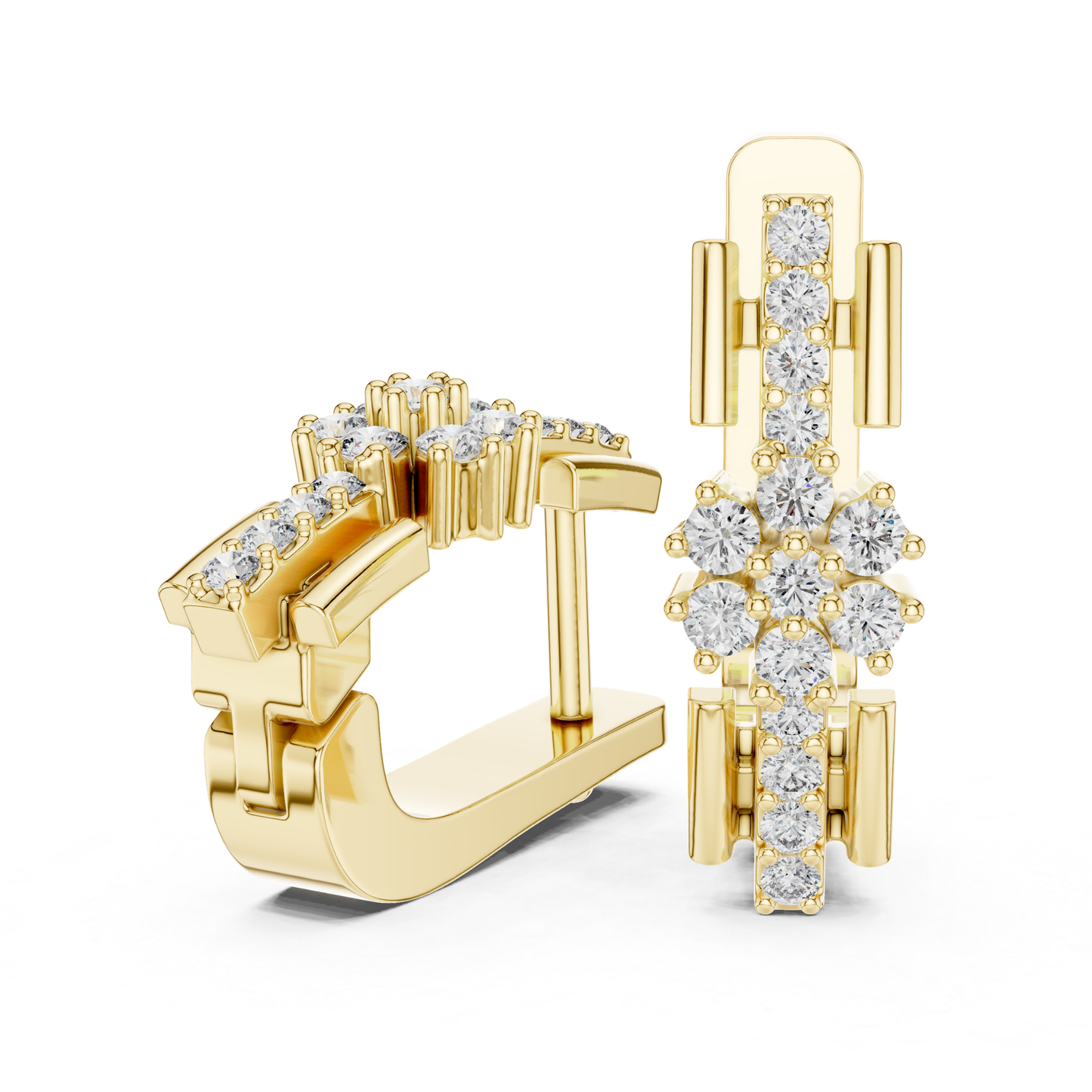 Open Huggie Earrings with Round Diamond Flower Cluster
Yellow Gold Floral Diamond Earrings with Open Design
Round Diamond Cluster Open Hoop Huggie Earrings
Open Frame Diamond Earrings with Floral Center
Yellow Gold Round Diamond Open Drop Earrings
Floral Cluster Diamond Huggie Earrings in Yellow Gold
Open Style Earrings with Round Diamond Accents
Yellow Gold Flower Motif Diamond Hoop Earrings
Round Diamond Open Structure Huggie Earrings
Yellow Gold Floral Diamond Earrings with Open Gallery Design