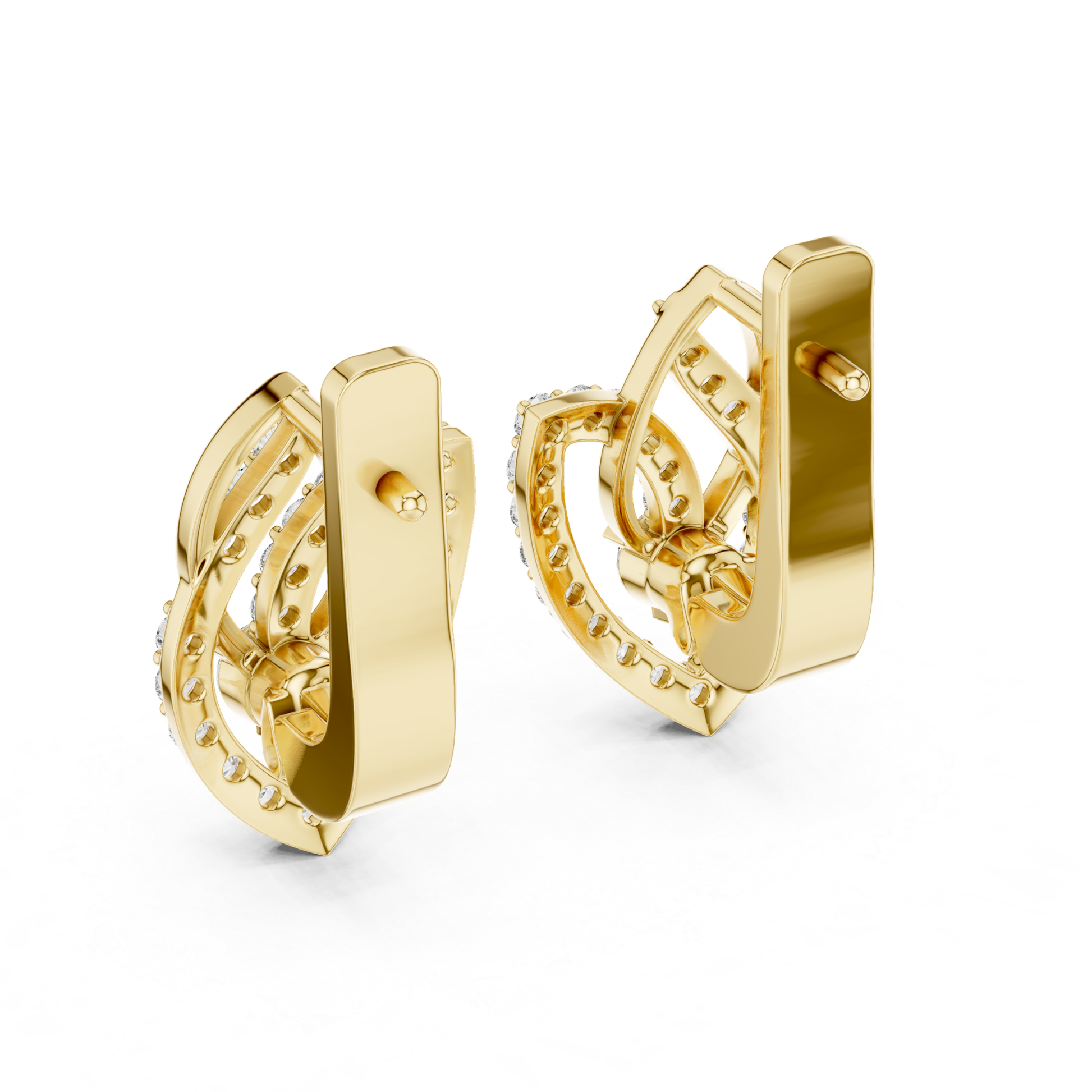 Back view of yellow gold open halo diamond earrings
Yellow gold round diamond earrings rear view
Rear profile open halo diamond earrings in yellow gold
Back side yellow gold openwork diamond earrings
Open halo diamond earrings back angle in gold
Yellow gold diamond earrings with open gallery rear view
Luxury yellow gold open halo earrings back profile
Round diamond open earrings backside detail in gold
Designer yellow gold diamond earrings rear angle
Yellow gold open halo diamond earrings backside view