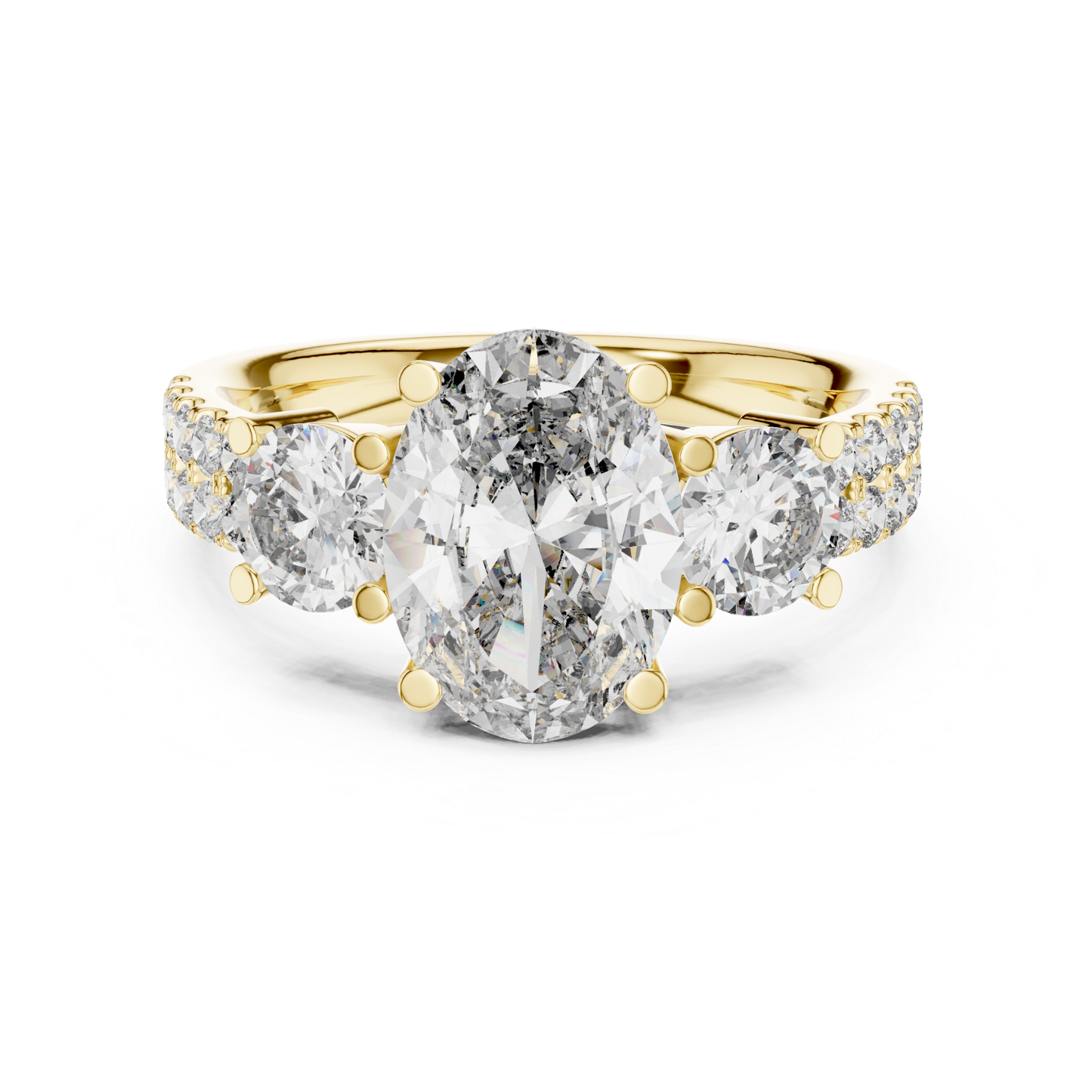 Yellow gold oval three stone diamond engagement ring
Oval cut diamond ring with side stones in yellow gold
Yellow gold oval diamond bridal ring with pave band
Three stone oval diamond engagement ring in yellow gold
Oval lab diamond ring with round side diamonds
Yellow gold prong set oval diamond statement ring
Classic oval diamond engagement ring with accent stones
Minimal yellow gold oval diamond wedding ring
Oval center stone diamond ring with pave shank
Elegant oval diamond ring in yellow gold setting