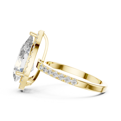 Yellow gold pear diamond halo ring side view
Side view of yellow gold pear diamond halo ring
Yellow gold pear cut halo engagement ring side profile
Pear solitaire diamond ring with halo setting side view
Yellow gold pear diamond ring with pave band side view
Pear shaped halo ring in yellow gold side profile
Yellow gold pear lab grown diamond ring side view
Side profile of yellow gold pear halo ring
Yellow gold pear halo ring with pave band
Yellow gold pear diamond ring side profile