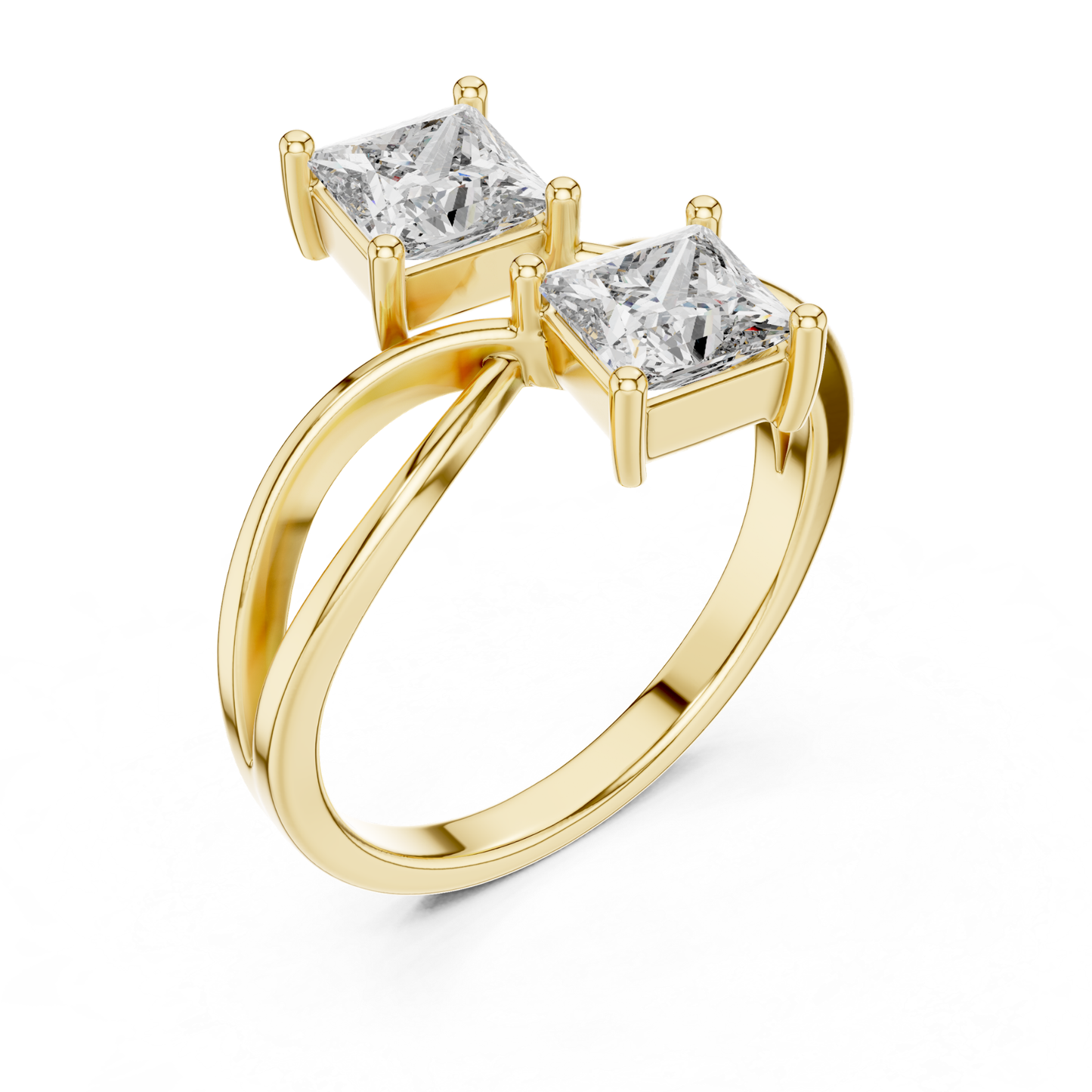 Princess cut diamond bypass ring in yellow gold
Yellow gold split band ring with princess diamonds
Double princess diamond ring in yellow gold
Yellow gold crossover ring with princess cut diamonds
Modern princess diamond bypass ring in gold
Yellow gold ring with twin princess diamonds
Elegant bypass diamond ring in yellow gold
Open split band princess diamond ring
Minimal yellow gold crossover diamond ring
Yellow gold double princess cut diamond ring