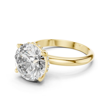 Yellow gold round brilliant solitaire ring angled view
Yellow gold four prong round brilliant ring
Round brilliant solitaire ring in yellow gold
Angled view of round brilliant diamond ring
Yellow gold polished solitaire ring
Lab grown round brilliant solitaire ring
Yellow gold ring with round brilliant center stone
Classic round brilliant ring in yellow gold
Round brilliant ring with slim gold band
Four prong round brilliant solitaire ring