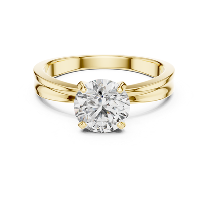 Yellow gold round cut diamond bridal ring
Classic yellow gold round diamond bridal ring
Yellow gold bridal ring with round diamond
Round cut diamond ring in yellow gold
Yellow gold polished diamond bridal ring
Elegant yellow gold round cut ring
Yellow gold solitaire bridal diamond ring
Yellow gold round diamond ring design
Four prong round diamond bridal ring
Yellow gold round diamond promise ring