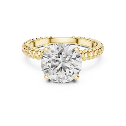 Yellow gold round cut diamond rope band ring
Yellow gold solitaire ring with rope shank
Round diamond engagement ring with rope band
Four prong round diamond yellow gold ring
Twisted rope band round diamond ring
Yellow gold ring with round brilliant diamond
Rope texture yellow gold solitaire ring
Classic round diamond rope band ring
Yellow gold round diamond engagement ring
Round solitaire diamond ring with rope band