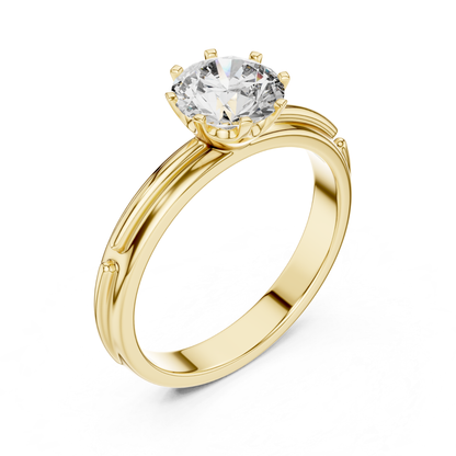 Yellow gold diamond solitaire ring side angle view
Round cut diamond solitaire ring yellow gold angle
Yellow gold diamond ring round stone side view
Classic solitaire round diamond ring yellow gold side
Yellow gold engagement ring round diamond side angle
Round diamond prong set ring yellow gold view
Yellow gold single stone diamond ring side view
Round cut diamond ring gold band side angle
Yellow gold round diamond ring elegant side view
Classic round diamond ring yellow gold profile view