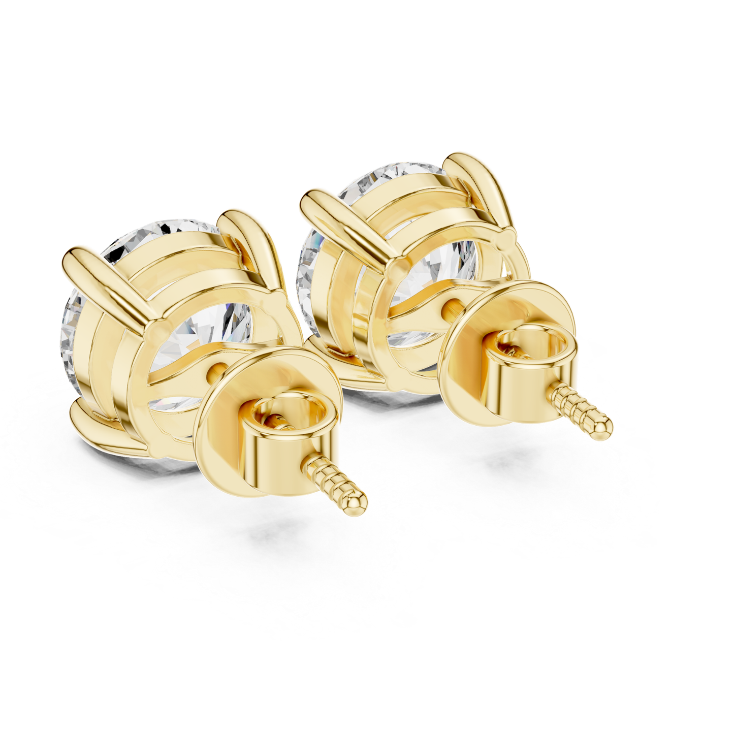 Yellow gold round diamond stud earrings rear view
Round diamond stud earrings back profile
Yellow gold round brilliant earrings back
Round diamond basket setting back view
Four prong round diamond studs back view
Lab grown round diamond earrings rear view
Yellow gold round diamond post back
Round solitaire earrings basket back
Yellow gold round diamond gallery back
Round diamond stud earrings push back
