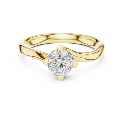 Yellow gold round diamond twisted solitaire ring
Round cut diamond engagement ring in gold
Yellow gold solitaire diamond ring
Twisted band round diamond ring gold
Minimal round diamond engagement ring
Yellow gold prong set solitaire ring
Elegant round diamond twist band ring
Classic solitaire diamond ring yellow gold
Modern twisted diamond ring in gold
Round diamond promise ring yellow gold