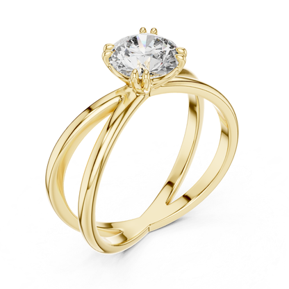Yellow gold round cut split shank diamond angled front view
Yellow gold round cut split shank engagement ring
Polished yellow gold round cut split shank ring
Yellow gold crossover round cut split shank ring
Yellow gold six prong round cut solitaire ring
Classic yellow gold split shank round cut ring
Elegant yellow gold round cut split shank ring
Minimal yellow gold round cut split shank ring
Fine yellow gold split shank round cut ring
Yellow gold round cut split shank ring design