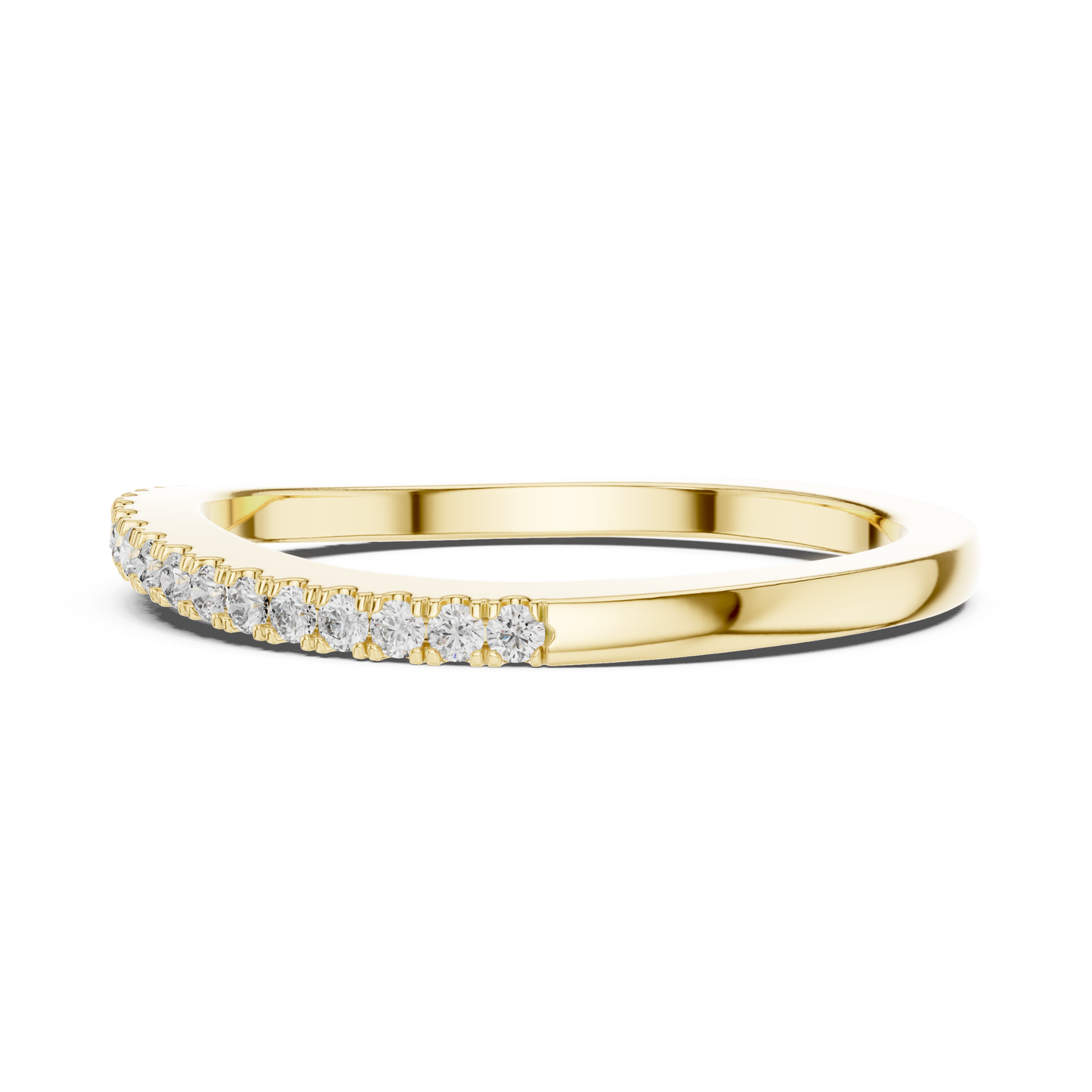 Angled view yellow gold diamond band ring
Yellow gold slim diamond stacking band angled profile
Minimal yellow gold diamond wedding band angle view
Yellow gold pave diamond ring with slim design
Delicate yellow gold diamond eternity band angled view
Thin yellow gold diamond stacking ring profile angle
Yellow gold round diamond band minimalist style
Elegant yellow gold diamond band with pave stones
Yellow gold half eternity diamond ring angled profile
Minimal diamond band in yellow gold side angle