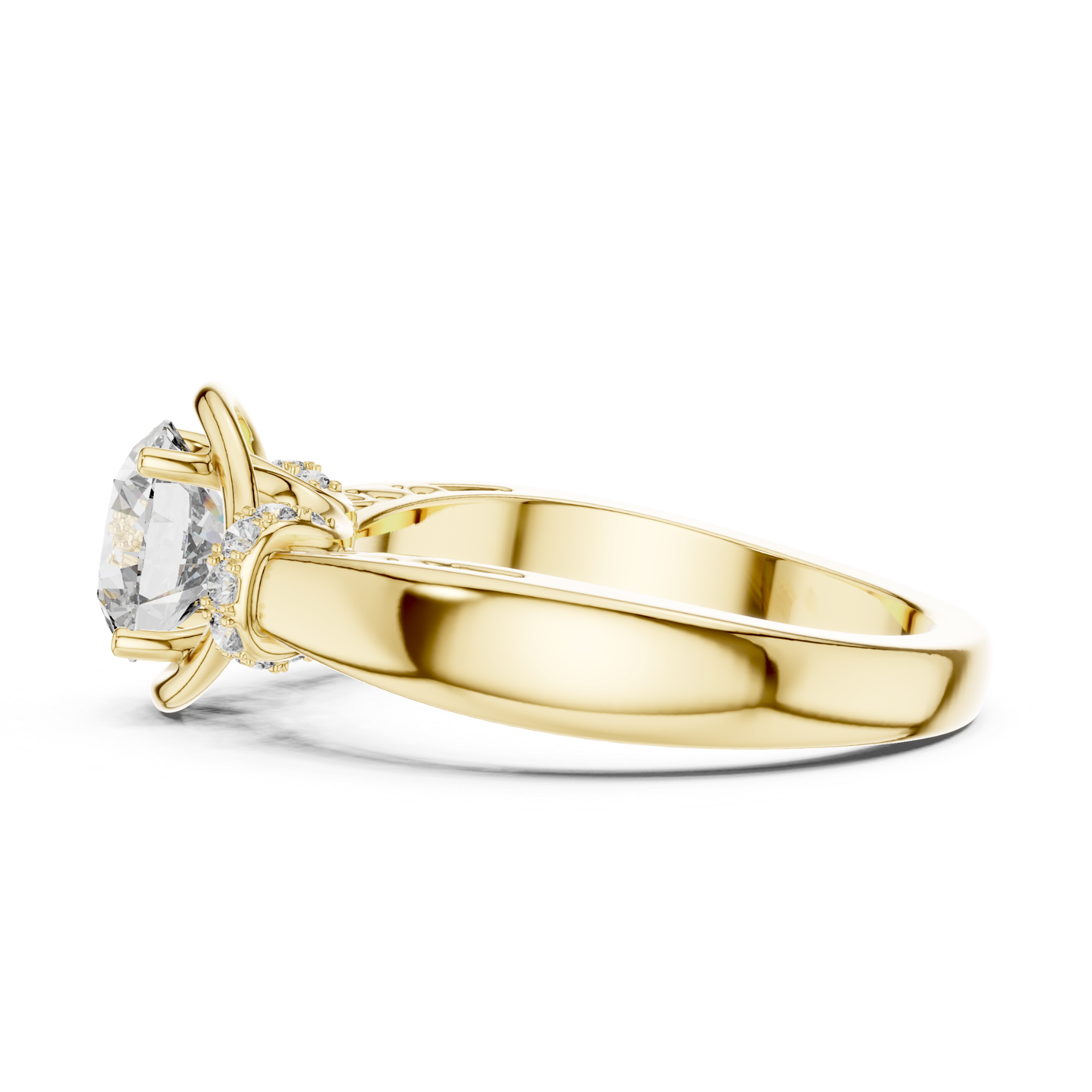 Yellow gold round diamond cathedral ring angled profile
Yellow gold round diamond open gallery ring profile
Round diamond cathedral setting ring angled profile
Yellow gold solitaire cathedral ring profile design
Round brilliant diamond open gallery ring profile
Yellow gold round diamond gallery setting profile
Cathedral style round diamond gold ring profile
Yellow gold round solitaire gallery ring design
Round diamond angled profile gold ring design
Yellow gold cathedral diamond ring profile view