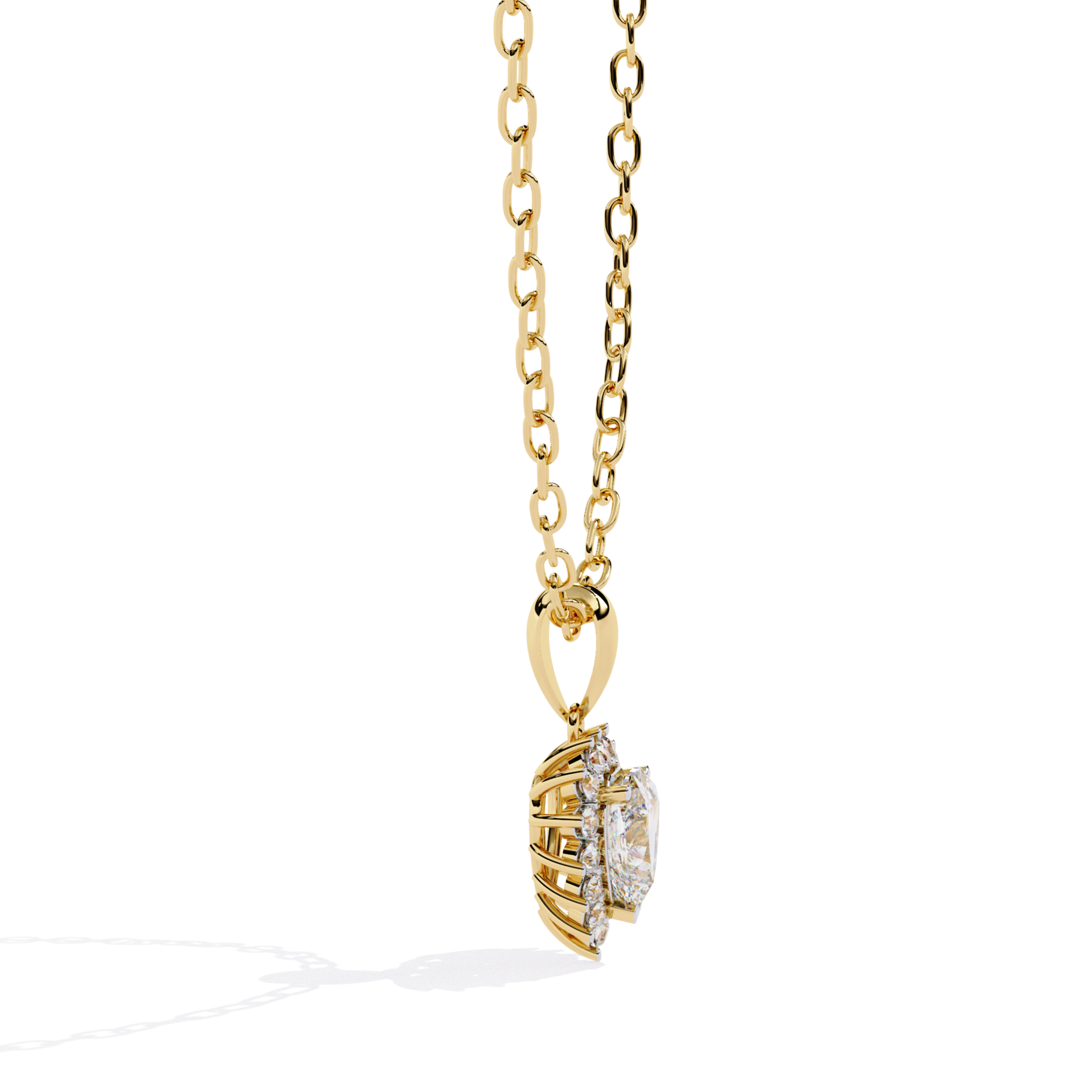 Yellow gold round diamond cluster pendant side view
Yellow gold round cut diamond pendant profile view
Side view of round diamond halo pendant
Yellow gold floral diamond pendant side view
Round diamond cluster pendant profile angle
Prong set round diamond pendant side view
Yellow gold round diamond pendant gallery view
Side profile of round diamond cluster pendant
Yellow gold round halo diamond pendant side view
Luxury round diamond pendant profile view