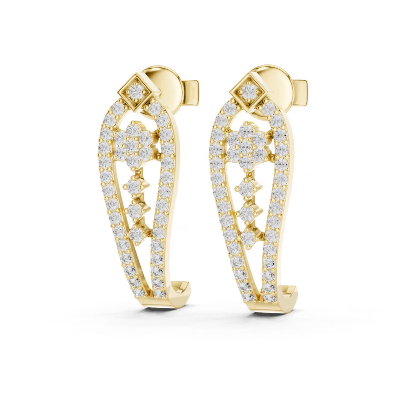 Yellow Gold Diamond Floral Drop Earrings Side View
Gold Diamond Flower Earrings Profile View
Yellow Gold Diamond Dangle Earrings Side Angle
Side View Floral Diamond Earrings in Gold
Yellow Gold Pave Diamond Side Earrings
Elegant Gold Diamond Floral Earrings Side View
Modern Yellow Gold Diamond Earrings Profile
Luxury Gold Diamond Drop Earrings Side View
Yellow Gold Diamond Flower Earrings Close View
Gold Diamond Floral Dangle Earrings Side Angle