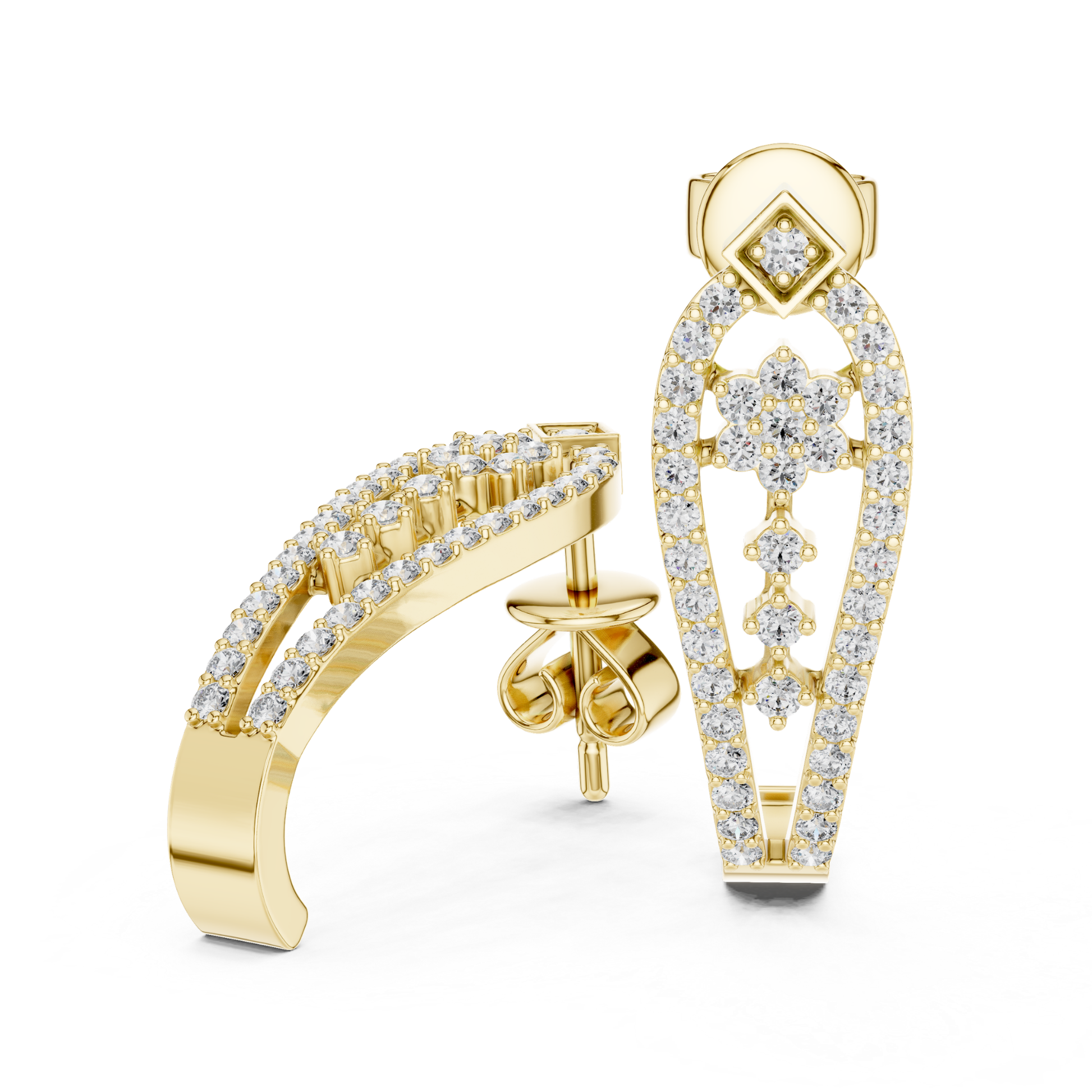 Yellow Gold Diamond Floral Open Earrings Set
Gold Diamond Flower Drop Earrings Pair
Yellow Gold Diamond Dangle Earrings Set
Floral Diamond Open Frame Earrings in Gold
Yellow Gold Pave Diamond Fashion Earrings
Elegant Gold Diamond Floral Earrings
Modern Yellow Gold Diamond Drop Earrings
Luxury Gold Diamond Flower Earrings
Yellow Gold Diamond Open Earrings Multi View
Gold Diamond Floral Dangle Earrings