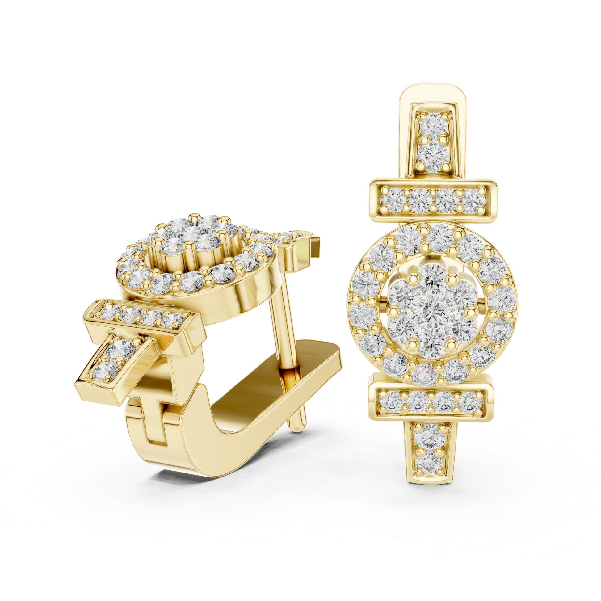 Yellow Gold Round Diamond Halo Earrings Front View
Yellow Gold Round Diamond Cluster Halo Earrings
Round Diamond Halo Earrings in Yellow Gold
Yellow Gold Circular Diamond Halo Earrings
Round Diamond Floral Halo Earrings Front View
Yellow Gold Diamond Halo Drop Earrings
Round Diamond Open Circle Halo Earrings
Yellow Gold Diamond Cluster Earrings Front View
Round Diamond Halo Earrings with Bar Accents
Yellow Gold Round Diamond Earrings Detailed Front View