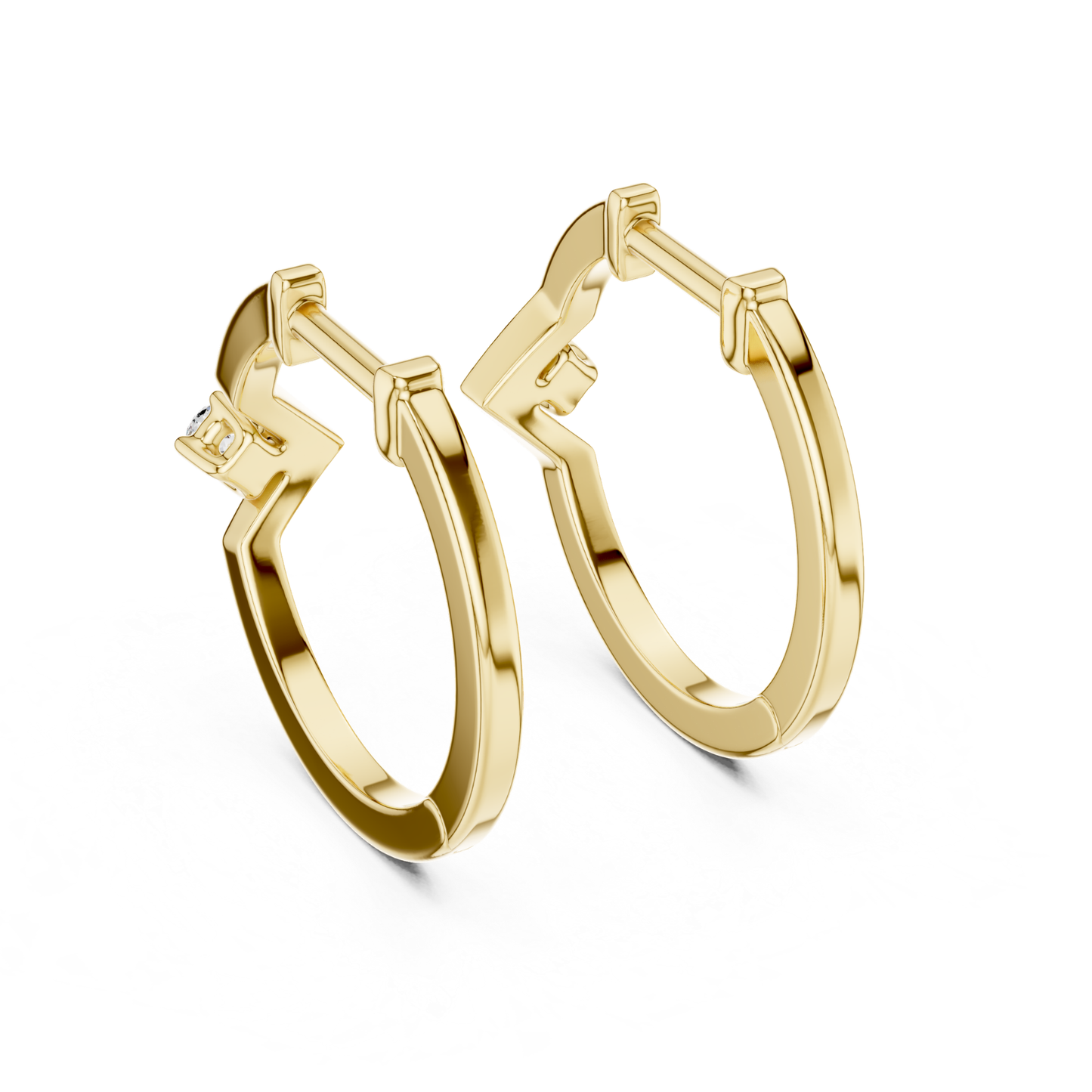 Back angled view yellow gold hoop earrings
Geometric yellow gold hoop earrings back view
Modern yellow gold hoop earrings for women
Minimal gold geometric hoop earrings
Stylish yellow gold hoop earrings angled back view
Fine yellow gold hoop earrings design
Contemporary yellow gold geometric hoops
Elegant gold hoop earrings back angle
Yellow gold hoop earrings side back view
Polished yellow gold geometric hoop earrings