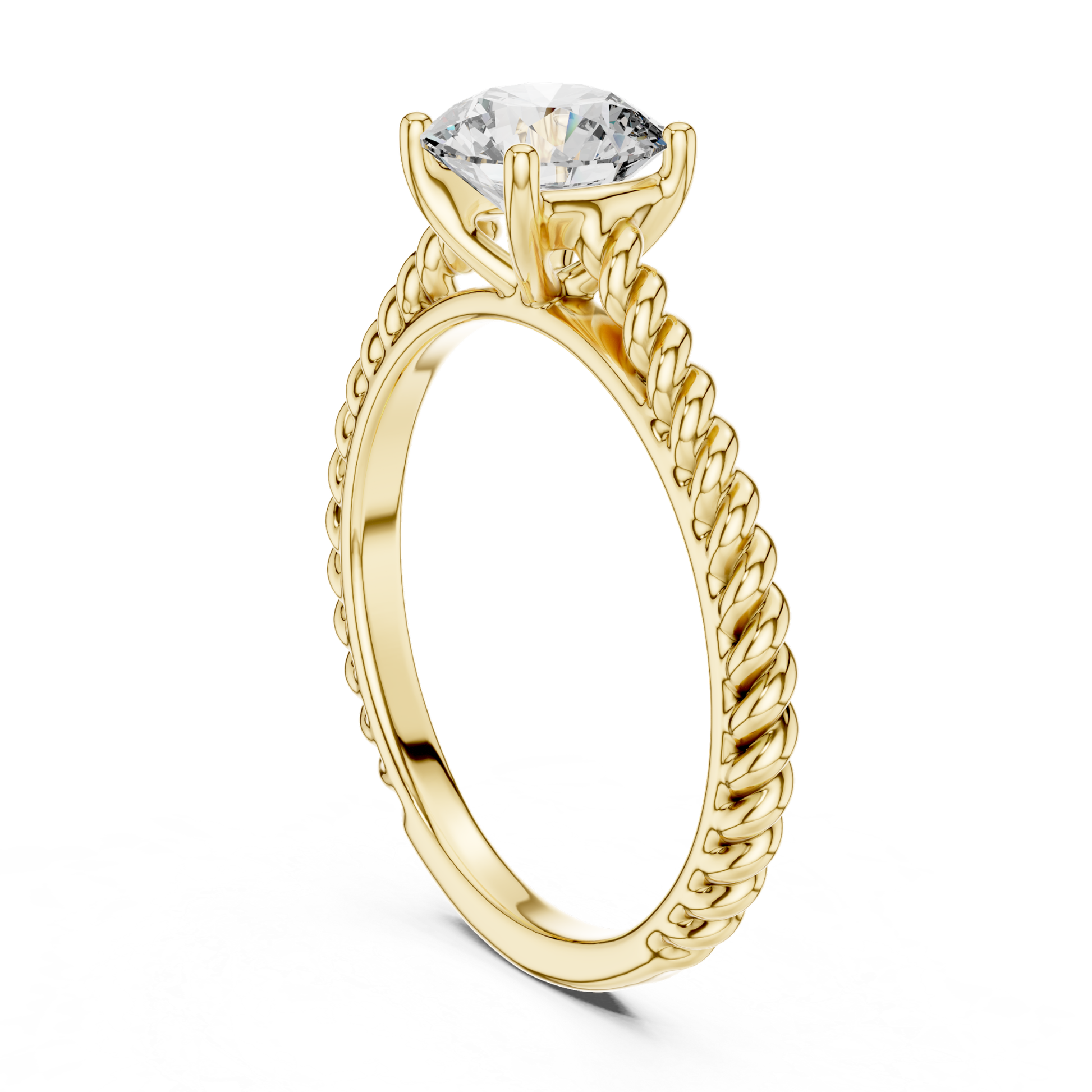 Yellow gold round diamond rope band ring profile view
Yellow gold round solitaire rope band ring profile
Round diamond rope band ring in yellow gold profile
Yellow gold four prong round diamond ring profile
Round brilliant diamond rope band solitaire ring
Yellow gold rope band with round diamond ring
Polished yellow gold round diamond rope ring
Classic yellow gold round diamond rope band ring
Yellow gold solitaire diamond rope band profile
Round diamond yellow gold rope band setting