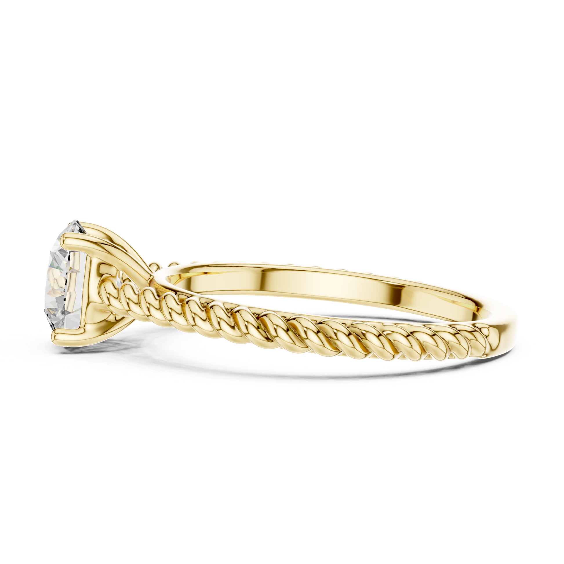 Yellow gold round diamond rope band ring side view
Yellow gold round solitaire rope band ring side
Round diamond rope band ring in yellow gold side
Yellow gold four prong round diamond ring side
Round brilliant diamond rope band solitaire ring
Polished yellow gold round diamond rope band ring
Yellow gold twisted rope band diamond ring side
Classic round diamond rope band gold ring side
Yellow gold solitaire ring with rope band detail
Round diamond yellow gold rope band setting side