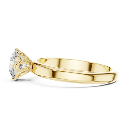 Yellow Gold Round Diamond Secure Prong Ring Profile
Yellow Gold Round Diamond Elevated Gallery Ring
Round Diamond Gold Ring With Open Basket Mount
Yellow Gold Solitaire Ring With Slim Tapered Band
Polished Yellow Gold Ring Featuring Round Diamond
Round Diamond Ring With Classic Gold Cathedral Setting
Yellow Gold Fine Jewelry Ring With Open Gallery
Yellow Gold Round Diamond High Mount Ring Design
Minimal Gold Solitaire Ring With Raised Diamond
Yellow Gold Round Diamond Refined Profile Ring