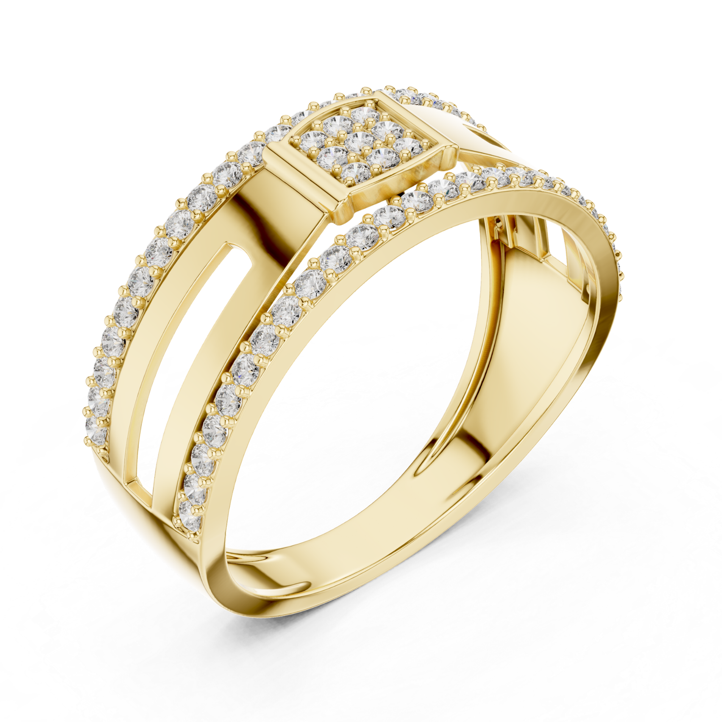 Yellow gold round diamond split band fashion ring
Modern yellow gold pave diamond open ring
Yellow gold geometric round diamond band ring
Round diamond yellow gold layered statement ring
Yellow gold open shank diamond fashion band
Contemporary yellow gold round diamond ring design
Yellow gold polished split band diamond ring
Elegant yellow gold pave diamond wide band
Yellow gold modern open style diamond ring
Round diamond yellow gold crossover band ring