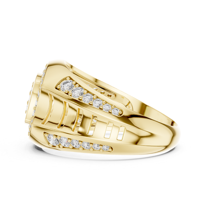 Yellow gold round diamond statement band ring side profile
Side profile yellow gold diamond wide band ring
Modern yellow gold pavé diamond band side view
Yellow gold chunky diamond fashion ring side angle
Luxury yellow gold round diamond band side design
Bold yellow gold geometric diamond ring side profile
Yellow gold designer diamond statement band side view
Wide yellow gold diamond ring with side detailing
Yellow gold round diamond cocktail band side angle
Side view yellow gold luxury diamond band ring