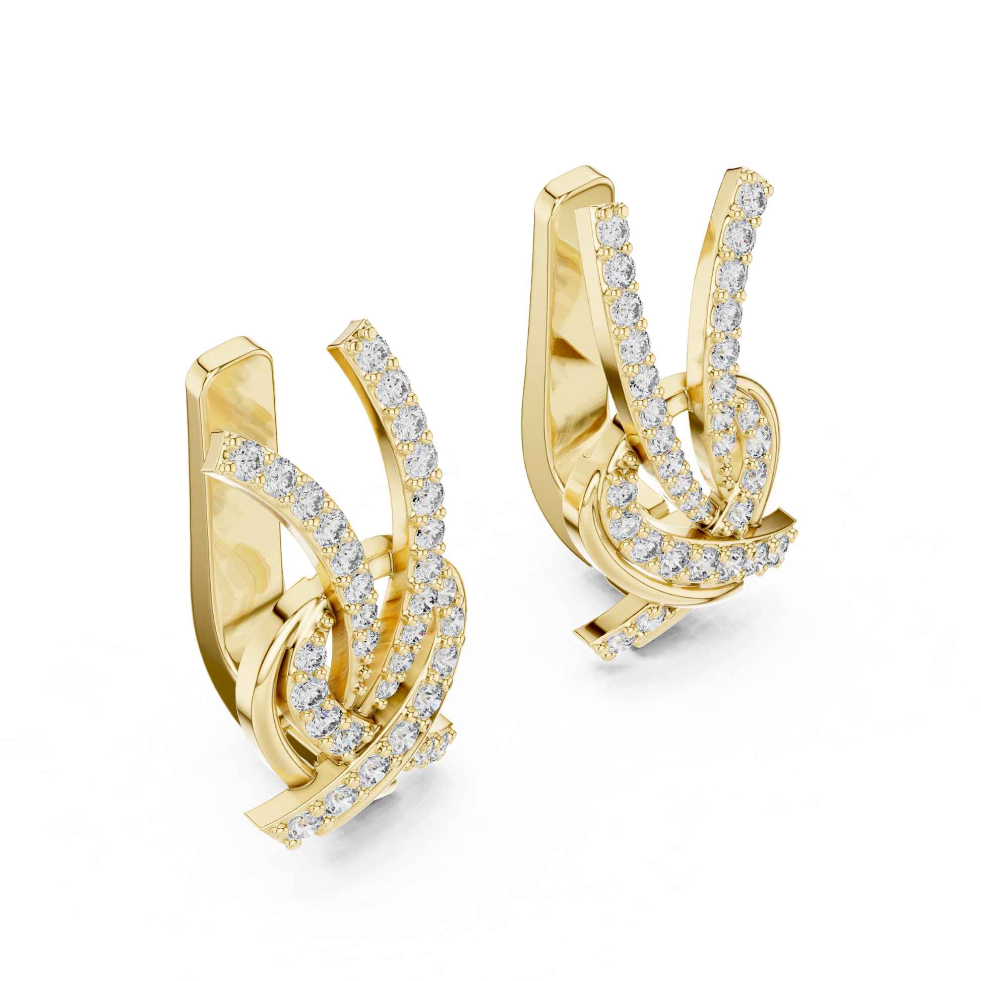 Yellow Gold Diamond Twist Drop Earrings Side View
Side View Gold Diamond Criss Cross Drop Earrings
Yellow Gold Pave Diamond Drop Earrings Side Angle
Modern Gold Diamond Drop Earrings Side View
Abstract Gold Diamond Twist Earrings Side View
Elegant Yellow Gold Diamond Drop Earrings Angle View
Twisted Gold Diamond Statement Earrings Side View
Luxury Gold Diamond Dangle Earrings Side Profile
Contemporary Gold Diamond Drop Earrings Side View
Yellow Gold Diamond Ribbon Drop Earrings Side Angle